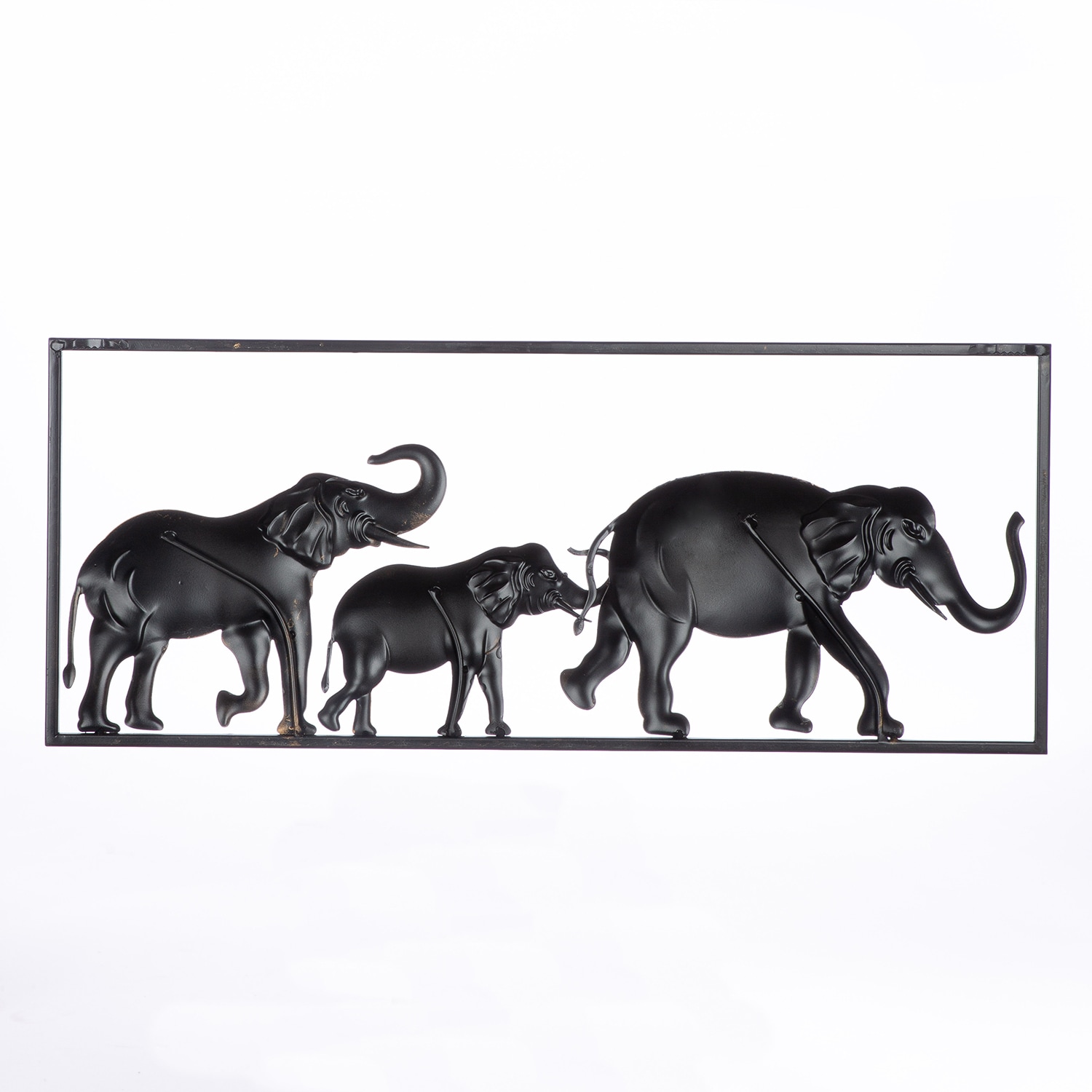 Casablanca by Gilde Wanddekoobjekt »Wandrelief rechteckig Savanne braun; goldfarben; grau H. 25 cm«, (1 St.)