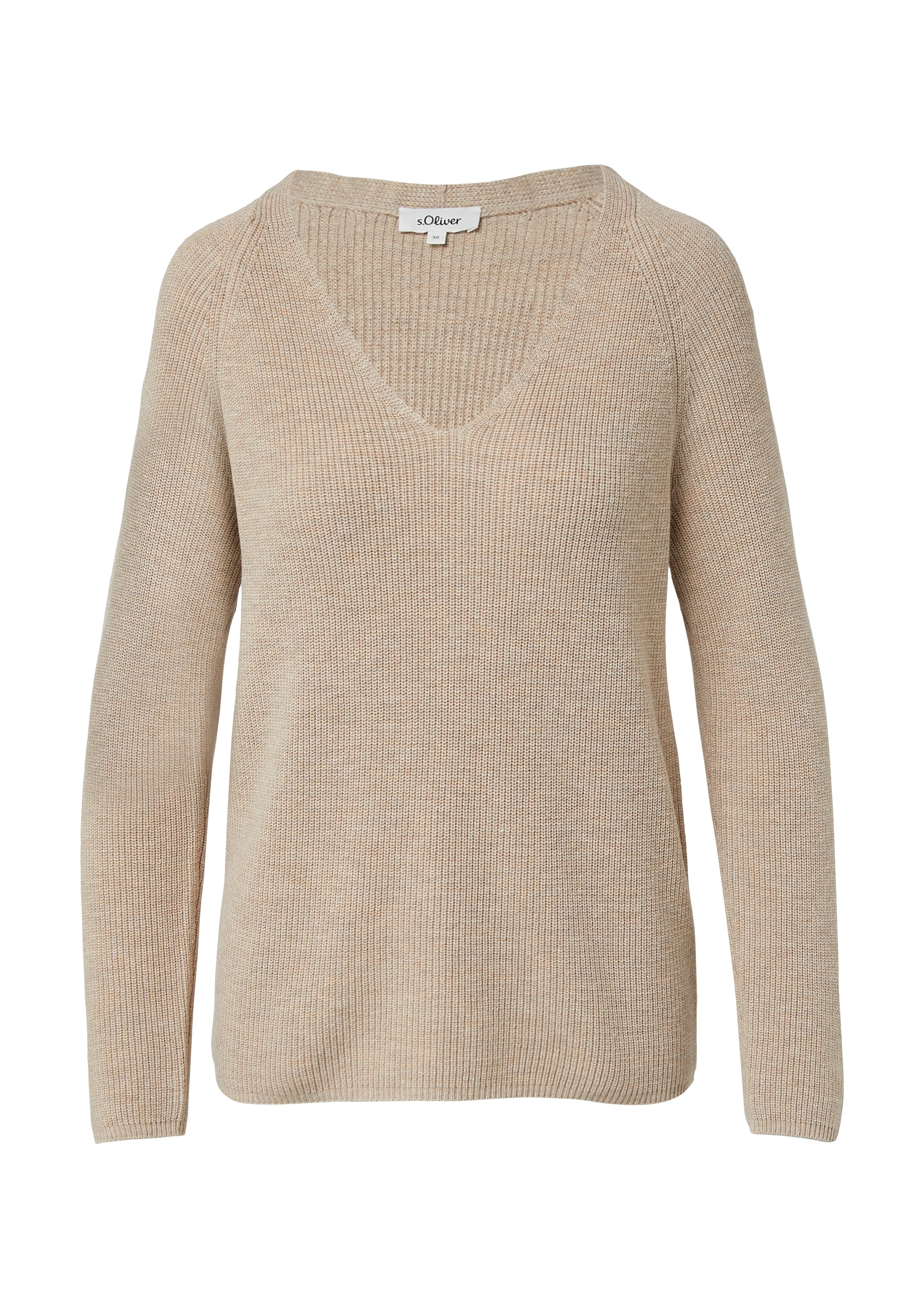 Thumbnail - s.Oliver Strickpullover mit V-Ausschnitt