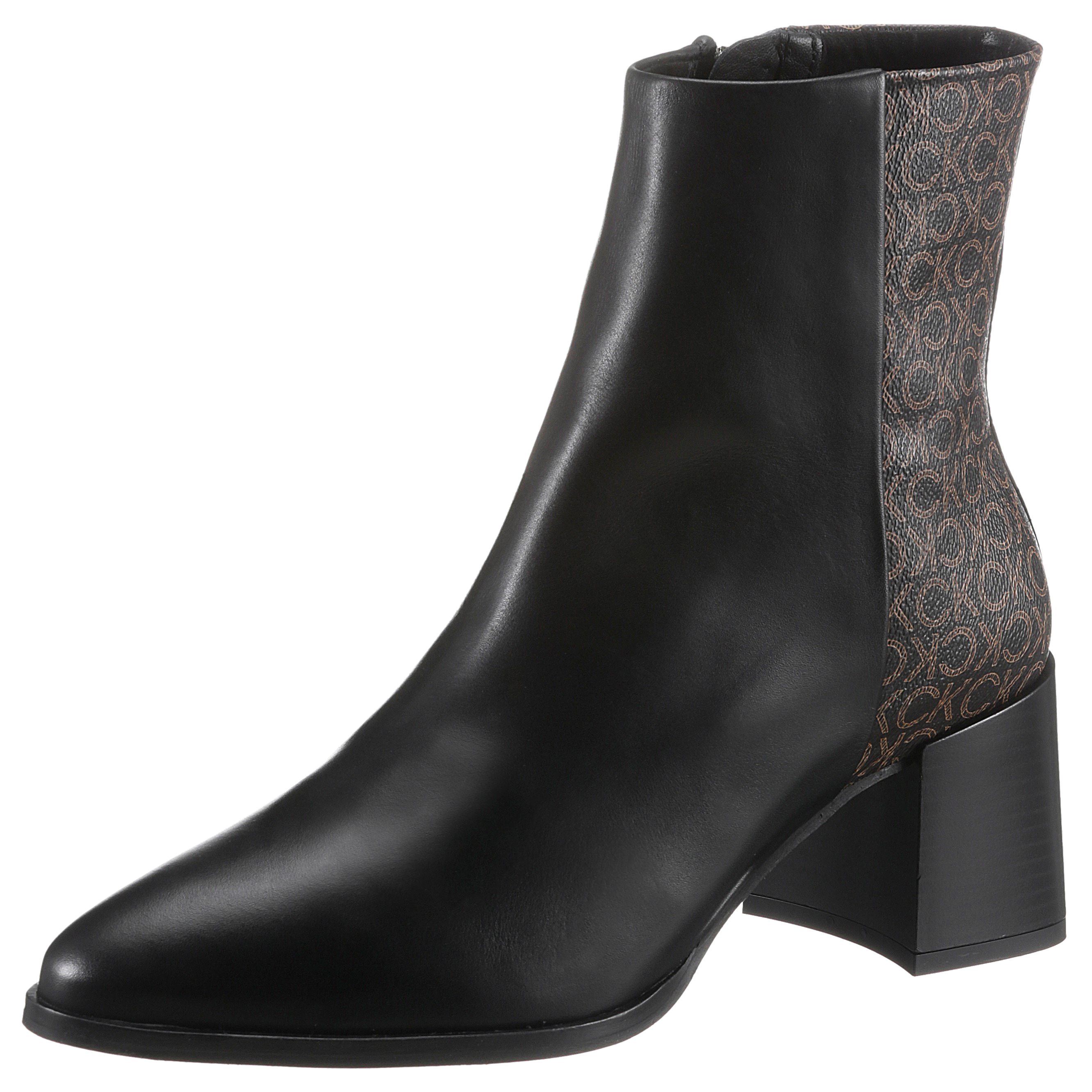 calvin klein -  Stiefelette "ALMOND ANKLE BOOT 55 - MONO MIX", in eleganter Optik