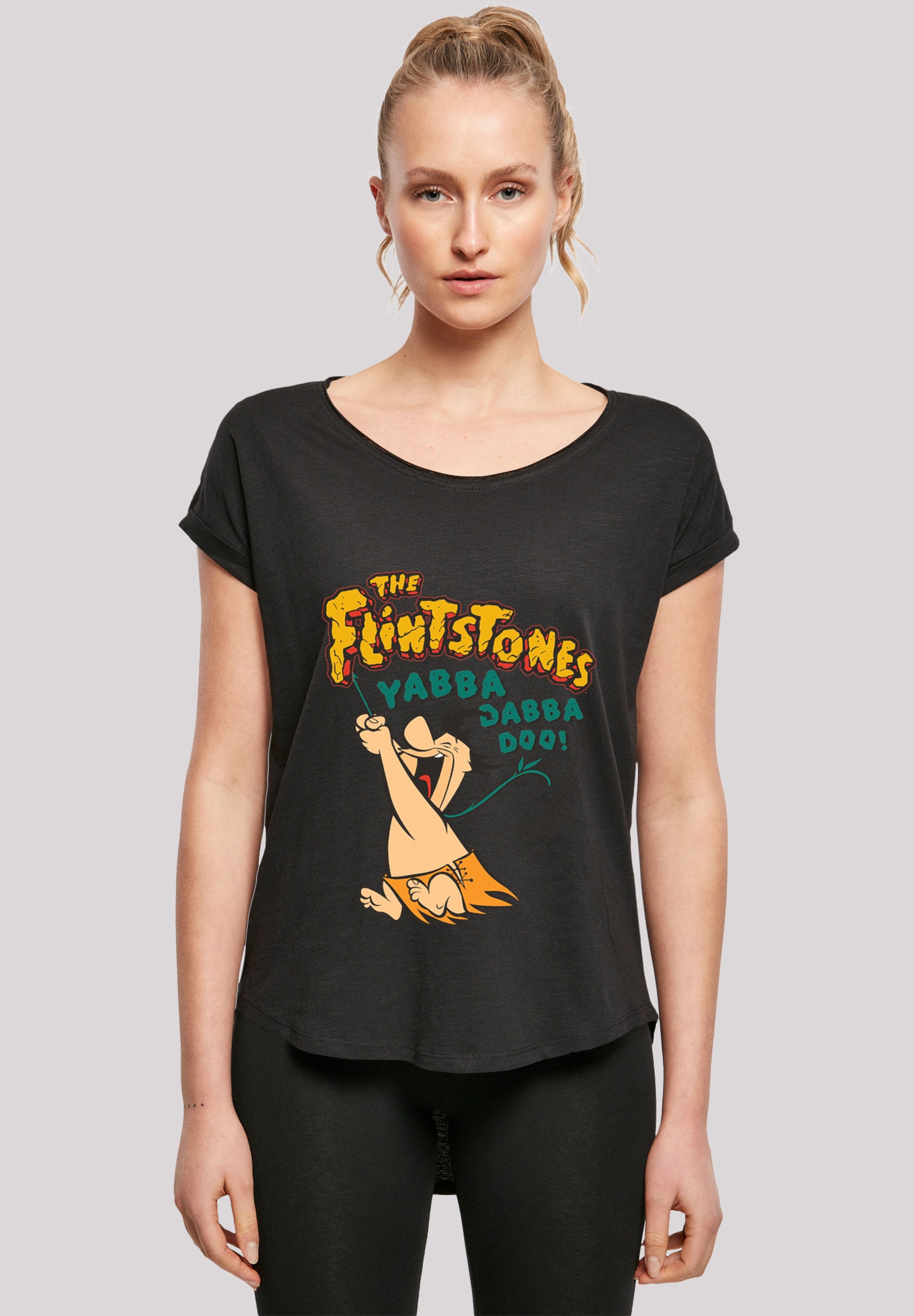 F4NT4STIC T-Shirt "Die Familie Feuerstein", Damen,Premium Merch,Lang,Longsh günstig online kaufen