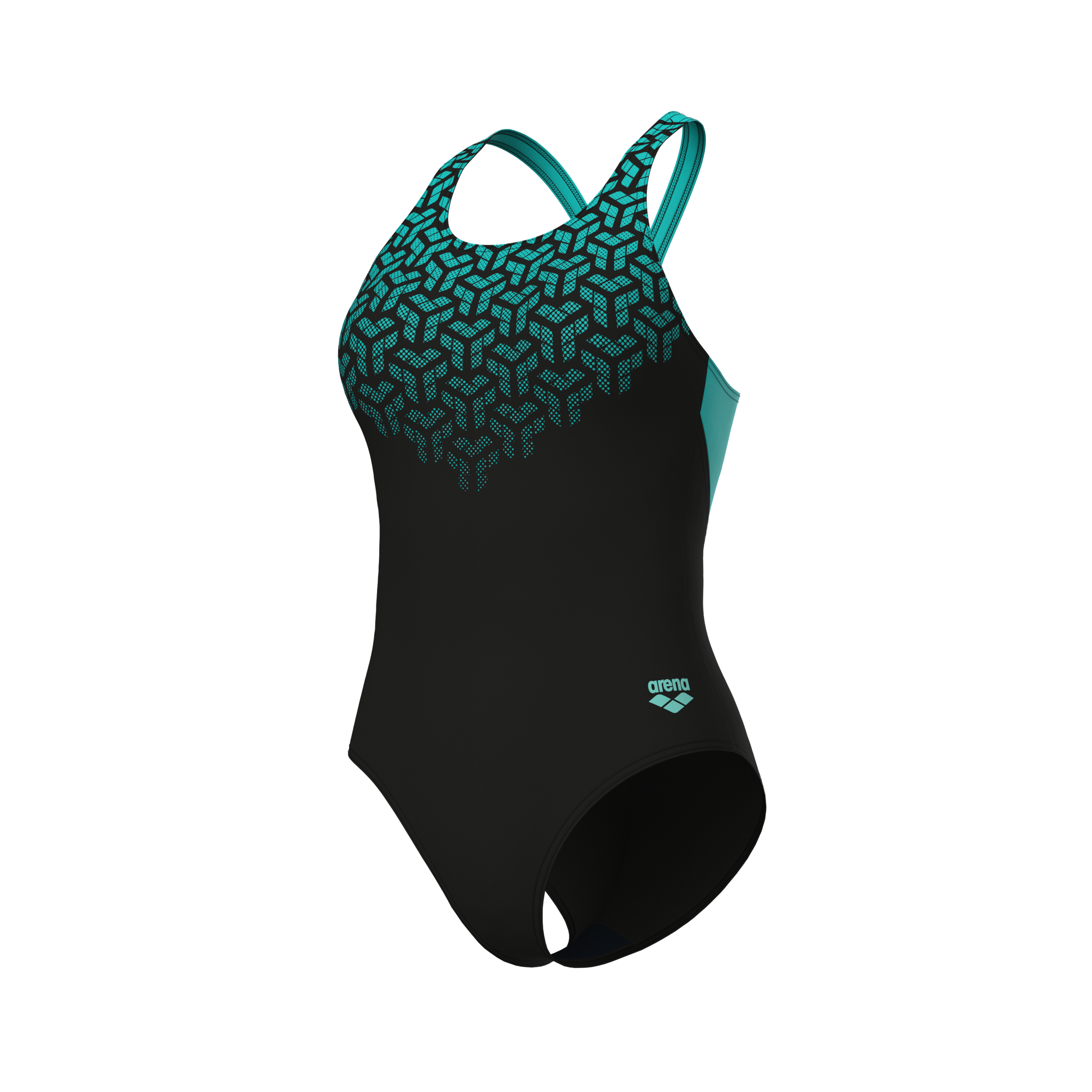 Arena Badeanzug »WOMEN'S ARENA KIKKO V SWIMSUIT V BACK GRAPHIC«, 1 Stk. mit UV-Schutz UPF 50+