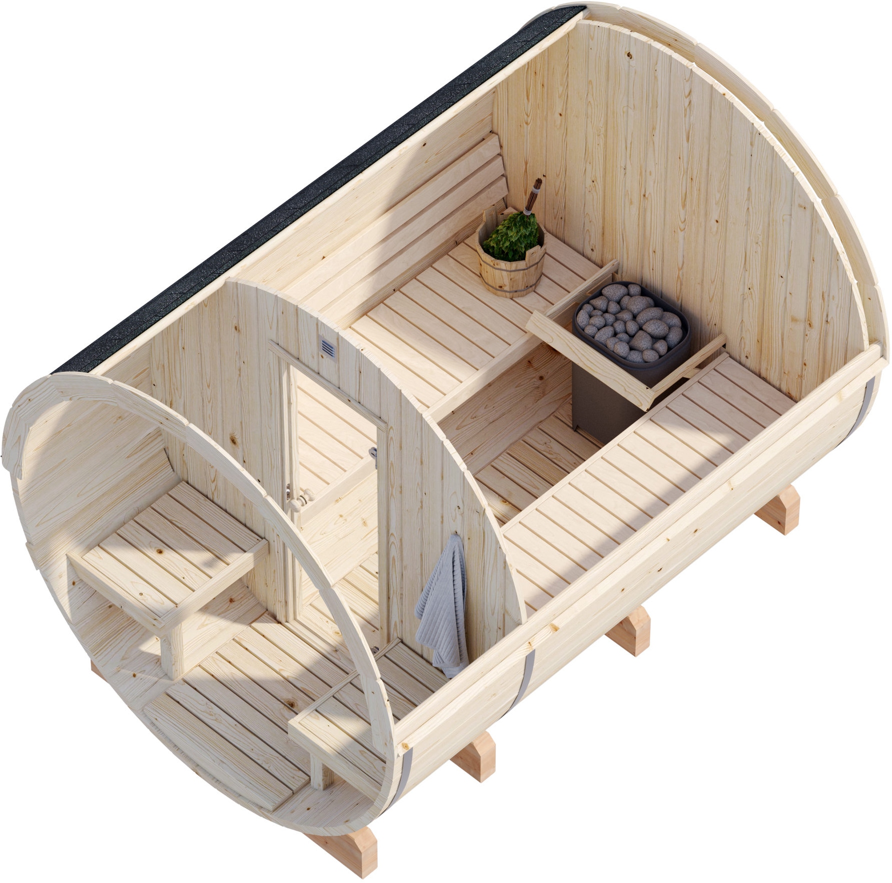 Palmako Sauna »Anita 1,6+0,7 m²«