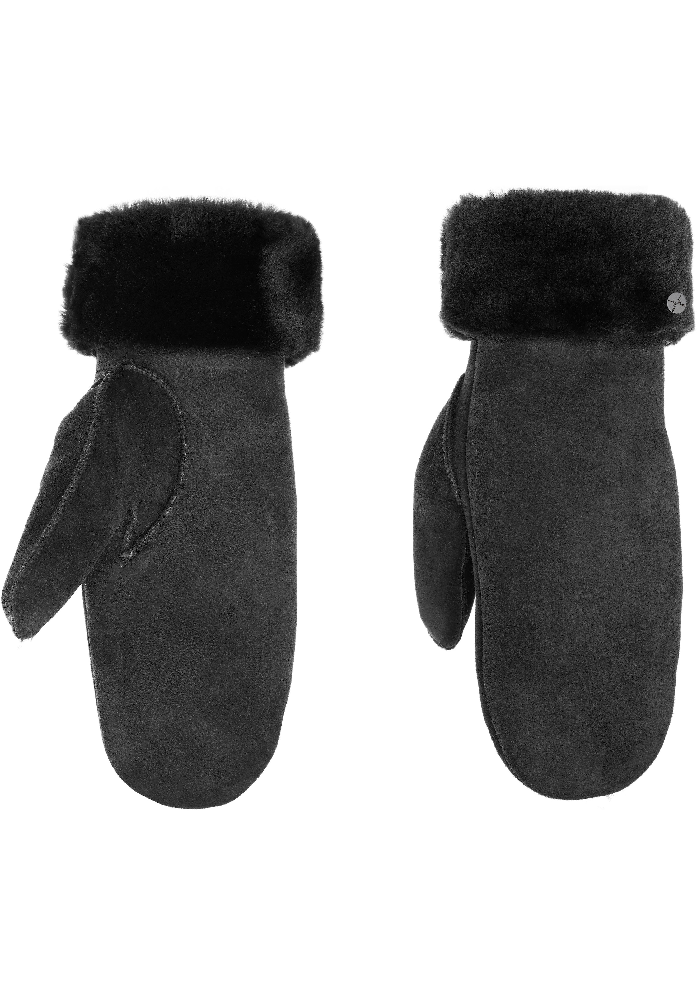 PEARLWOOD Lederhandschuhe "FIONA", (1 Paar), Velourleder, Fausthandschuh, w günstig online kaufen