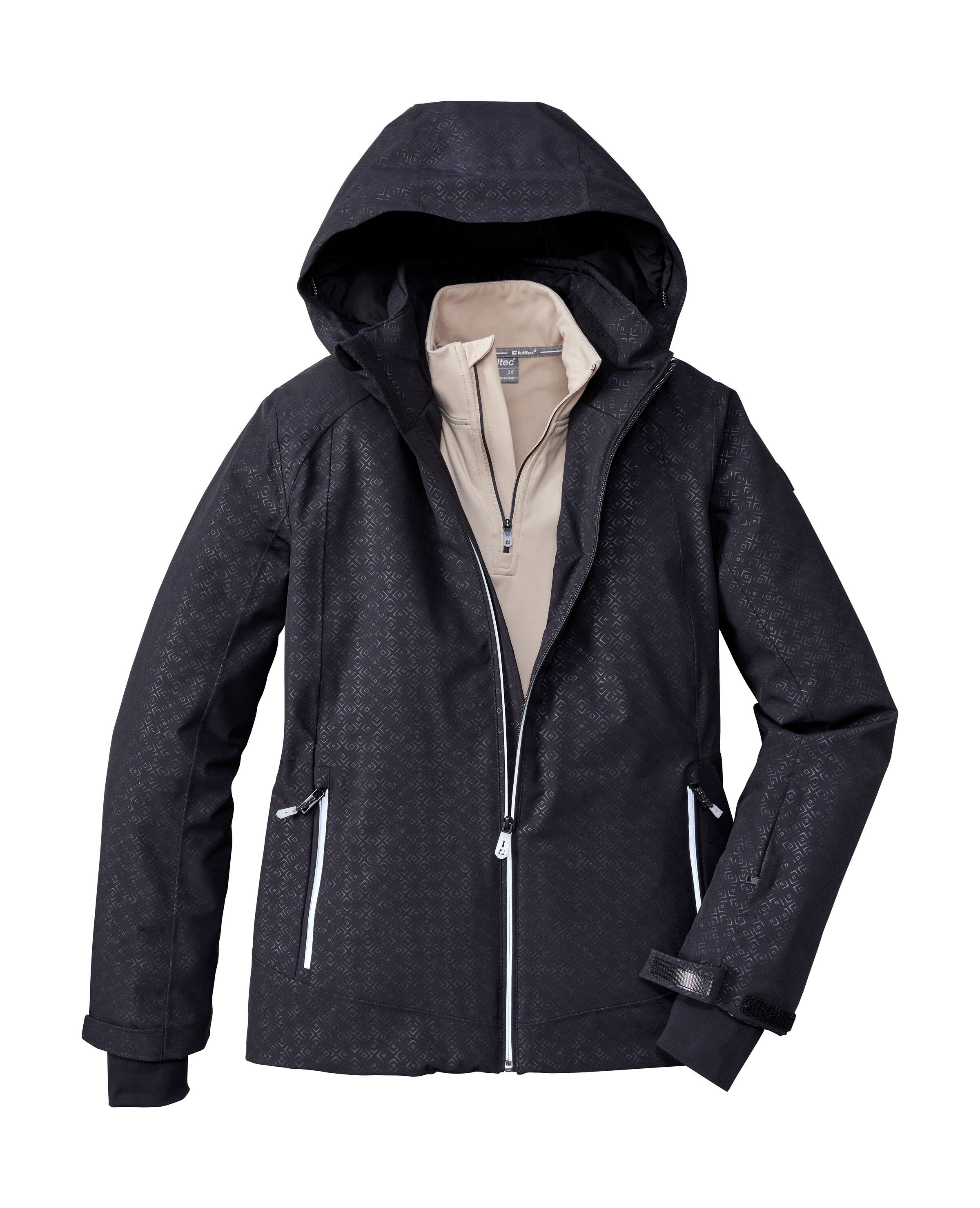 Killtec Skijacke »KSW 33 WMN SKI JCKT«, Damen Skijacke: wasserdicht, atmungsaktiv, verstellbar, PFAs-frei