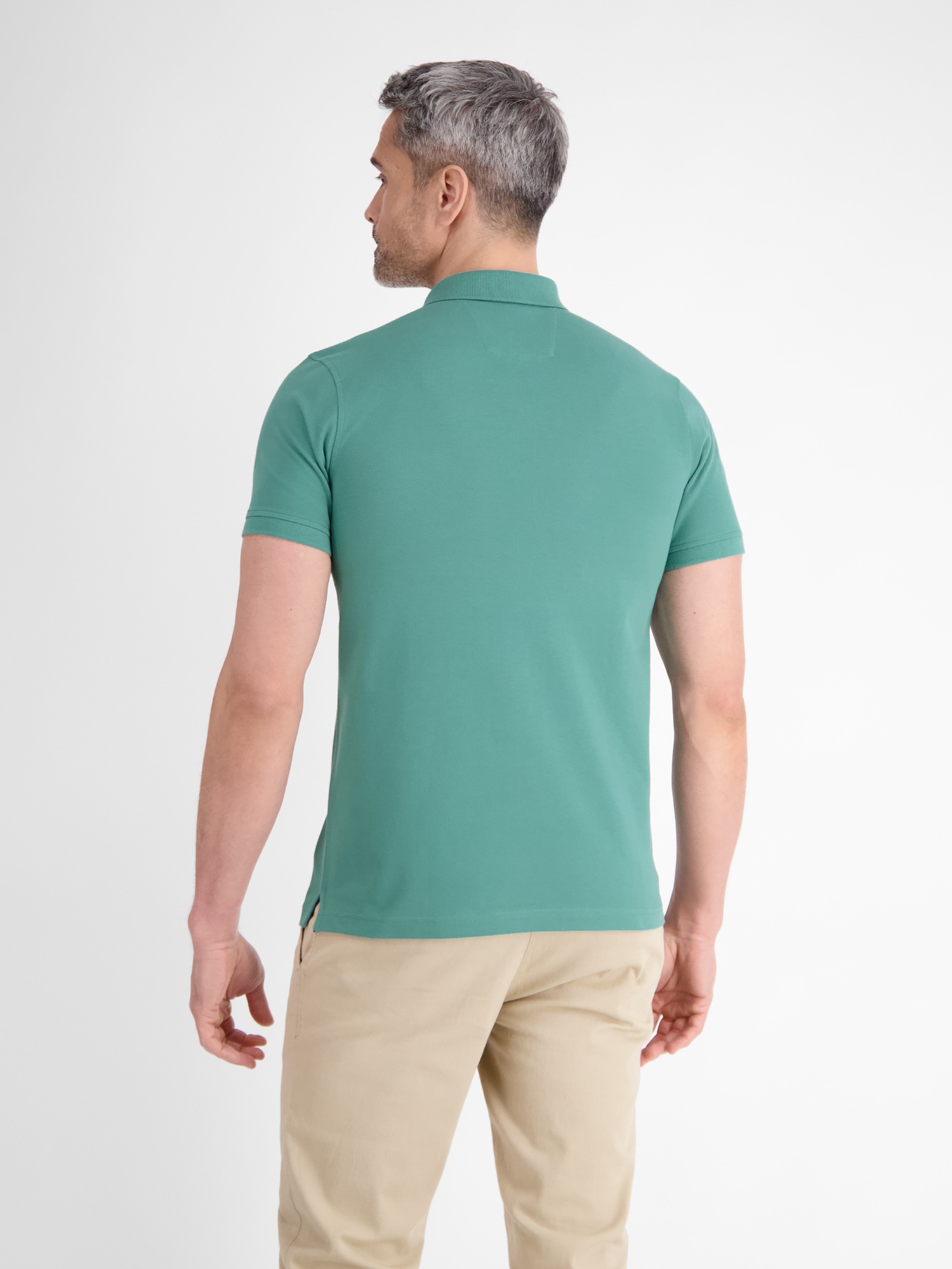 LERROS Poloshirt »LERROS Basic Poloshirt für Herren, unifarben«