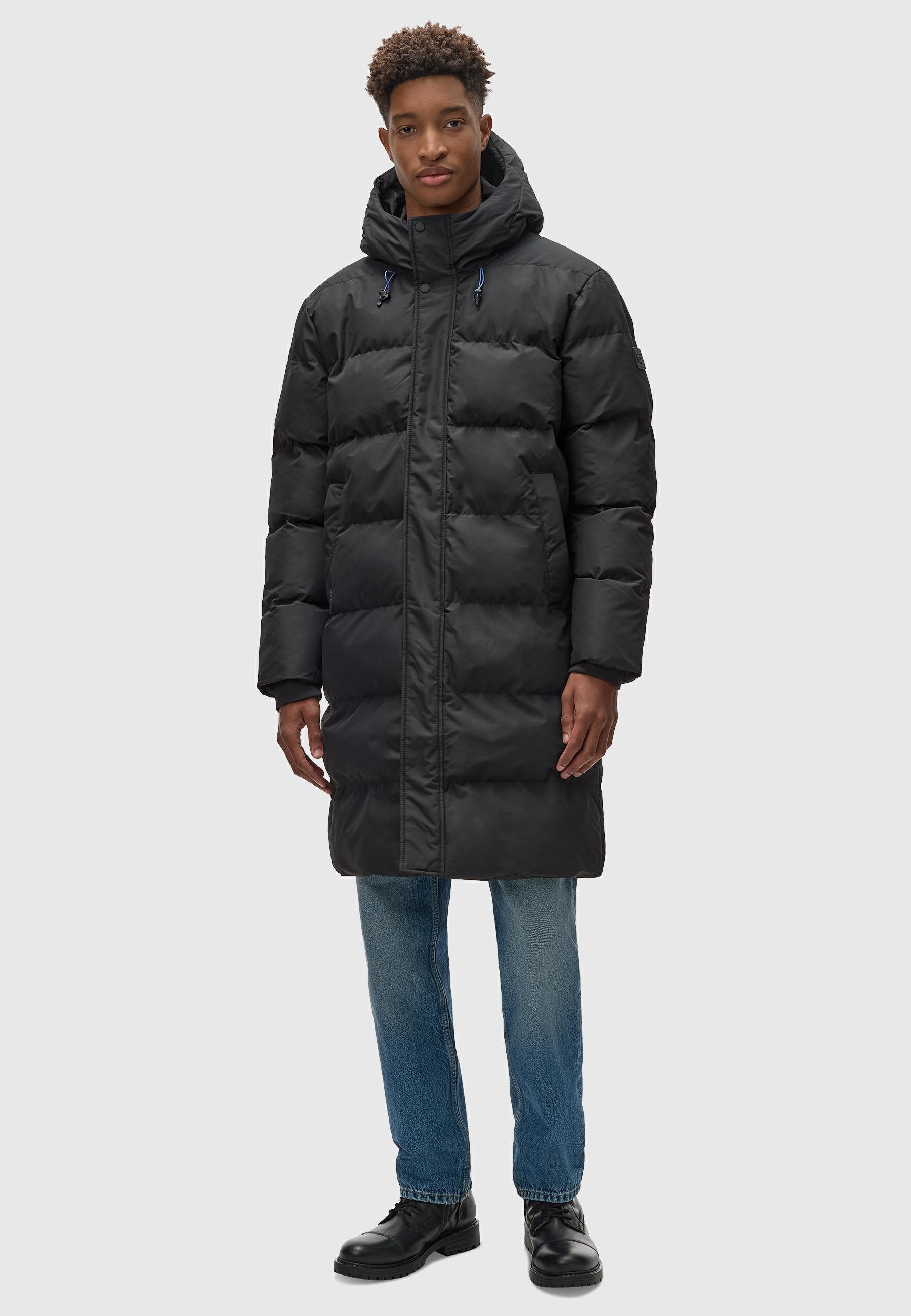 Ragwear Steppmantel »Nordwey« Wasserdichter Herren Wintermantel mit verstellbarer Kapuze