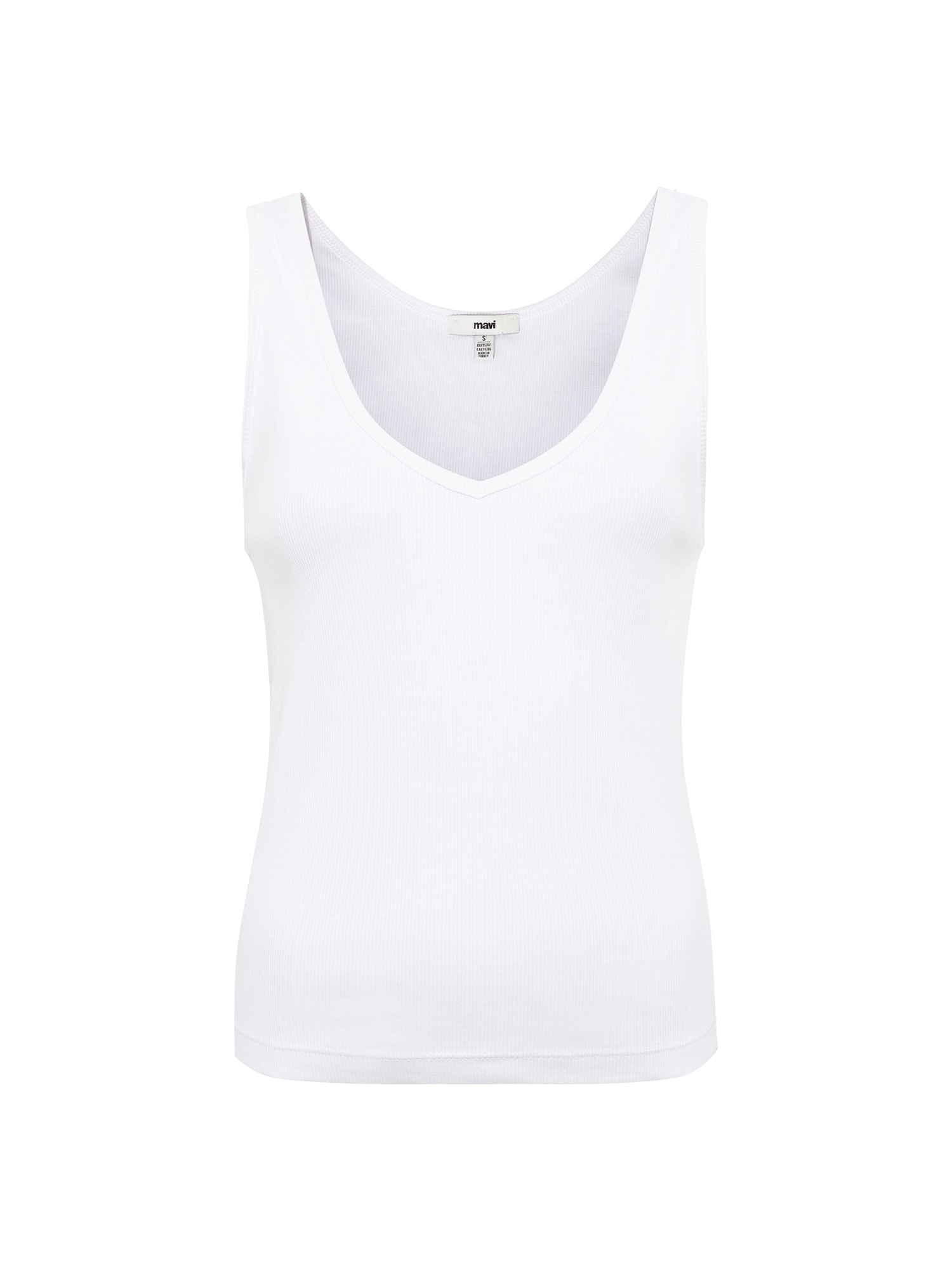 Mavi V-Shirt »STRAP V NECK BASIC«, Top V-Neck