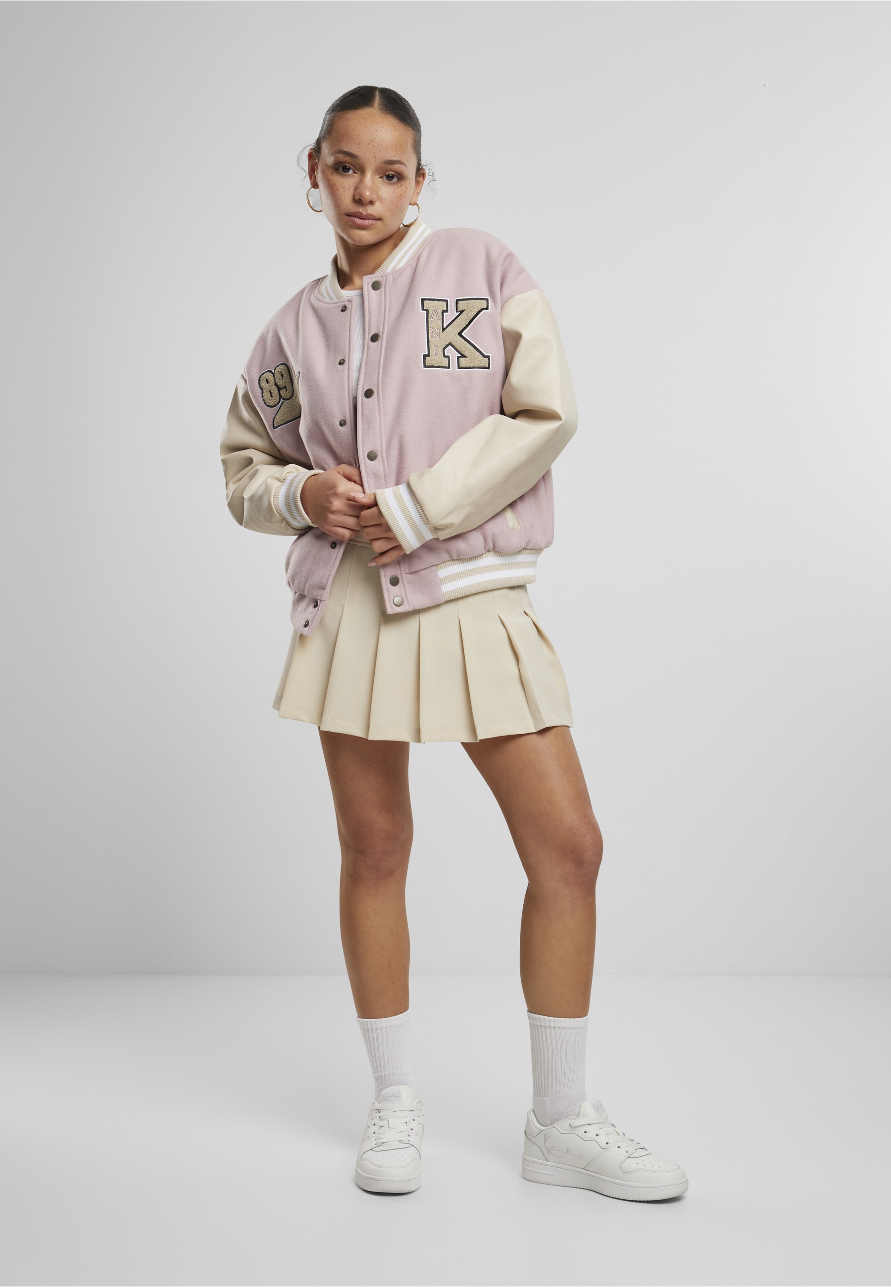 Karl Kani Collegejacke »Karl Kani Karl Kani Retro Patch Star Logo OS College Jacket« 1 Stk. tlg. ohne Kapuze