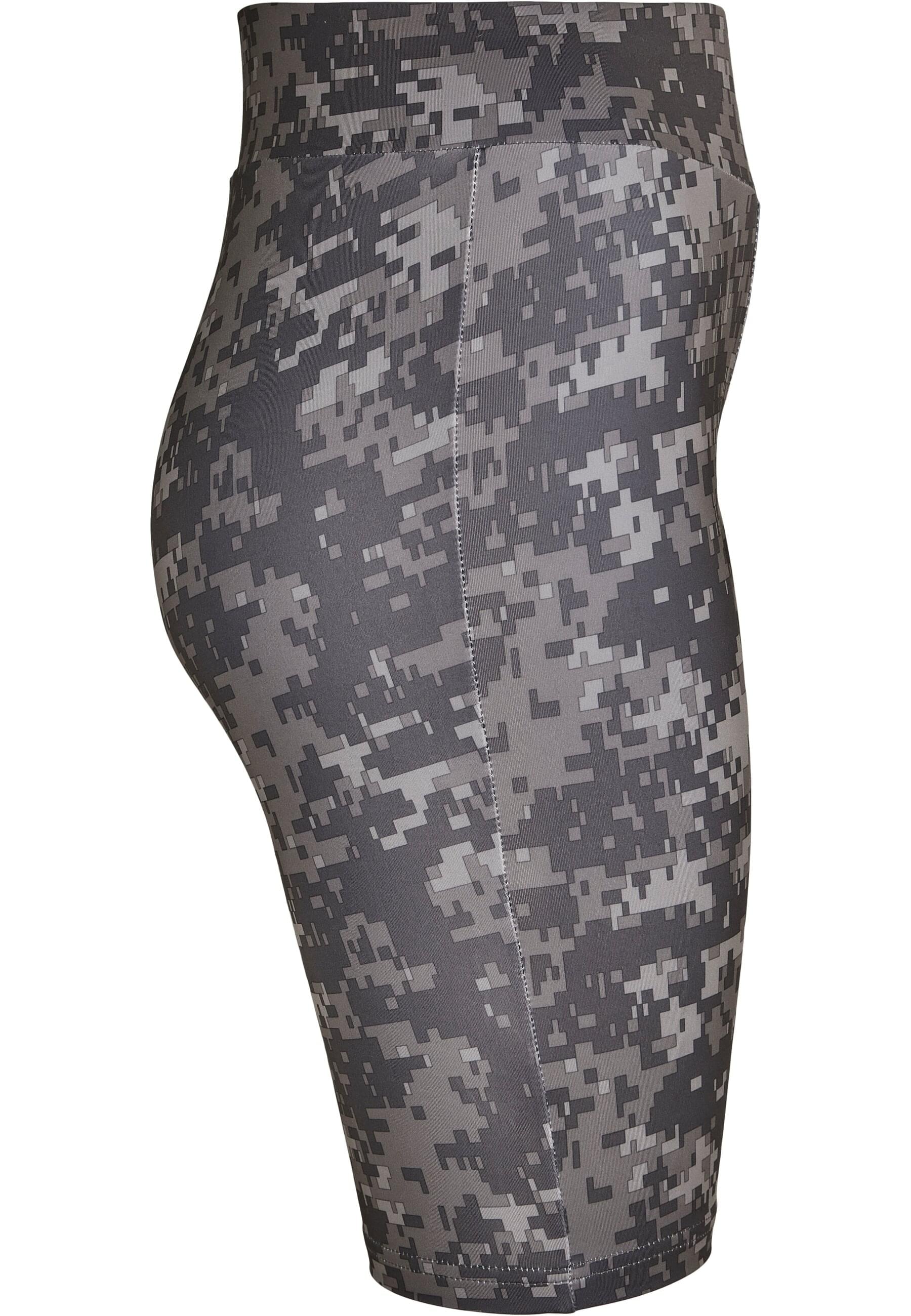 URBAN CLASSICS Stoffhose »Urban Classics Damen Ladies High Waist Camo Tech Cycle Shorts«, (1 tlg.)