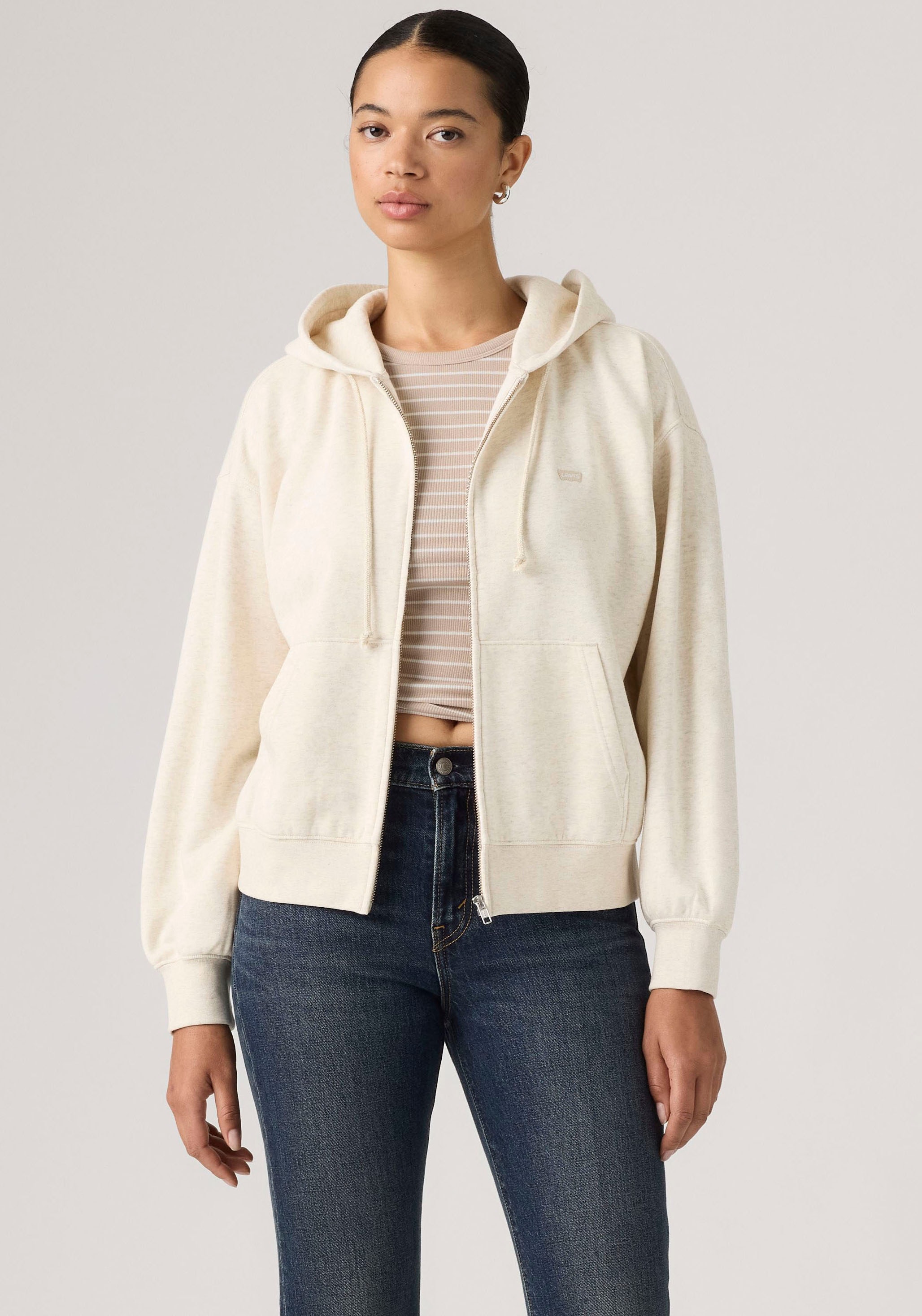 Levis Hoodie "EVERYDAY FULL ZIP HOODIE SWEATSHIRT", mit Logo Stickerei