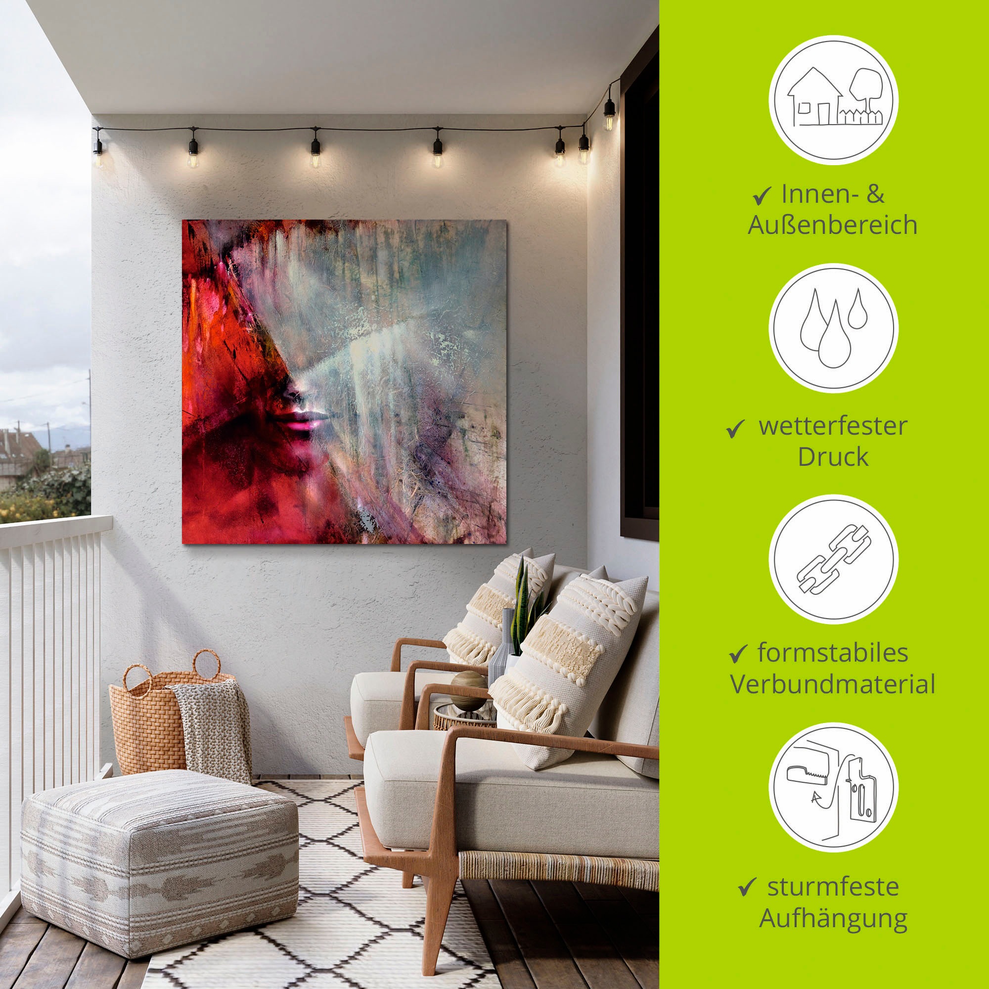Artland Wandbild »Julia«, Frau, (1 St.), als Alubild, Outdoorbild, Leinwandbild, Poster in verschied. Größen