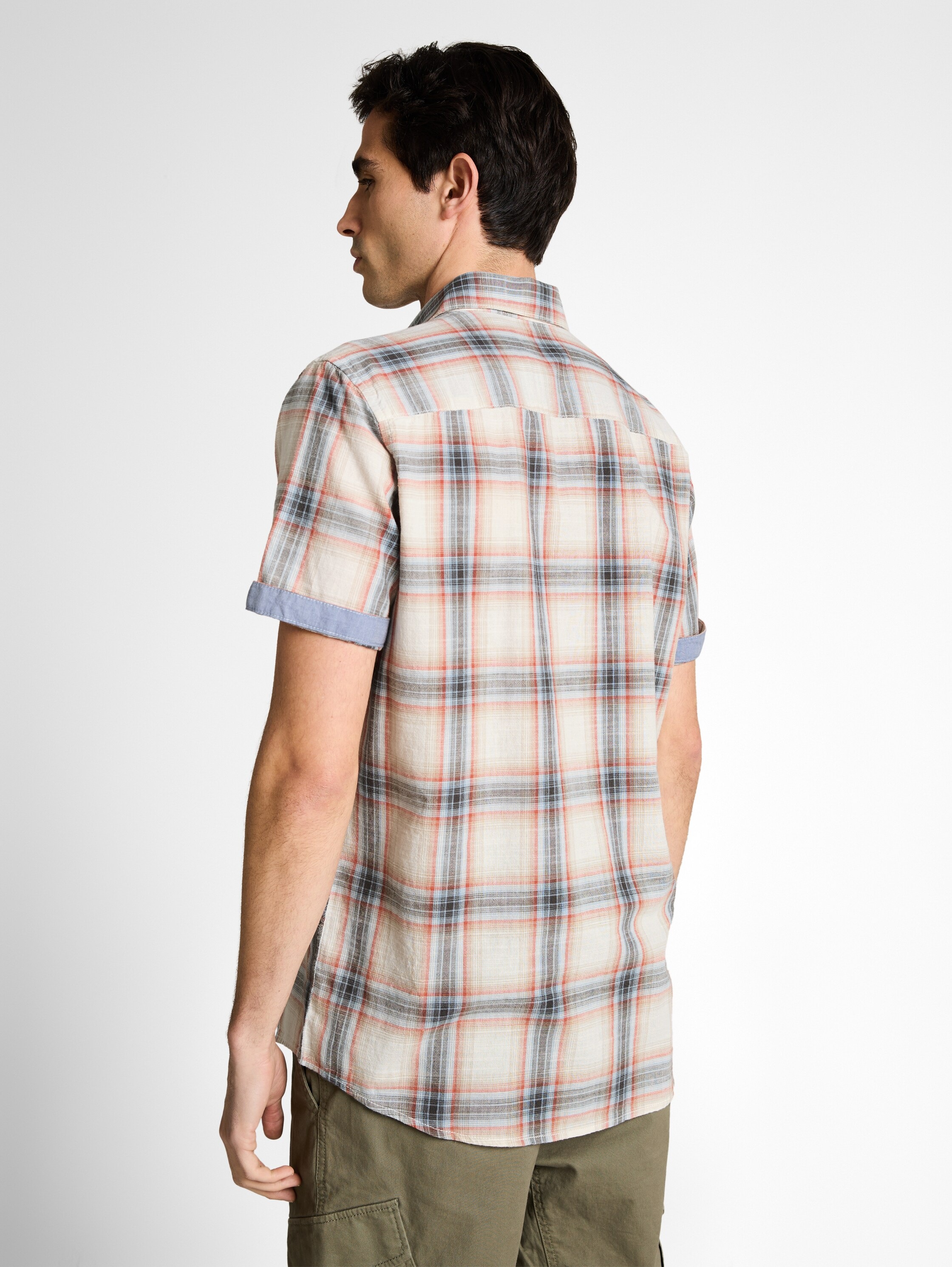 TOM TAILOR Kurzarmhemd mit Karo Muster günstig online kaufen