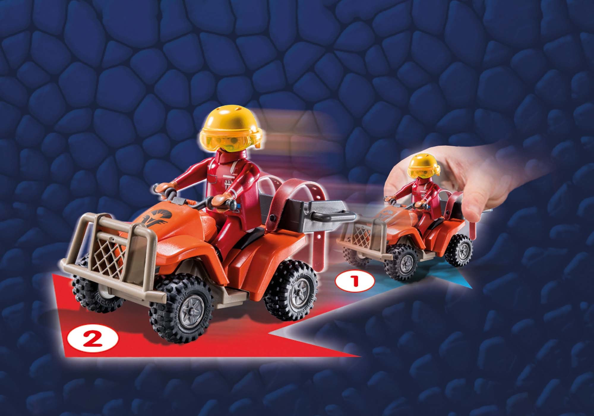 Playmobil® Konstruktions-Spielset »Dragons: The Nine Realms - Icaris Quad & Phil (71085)«, (28 St.), Made in Europe