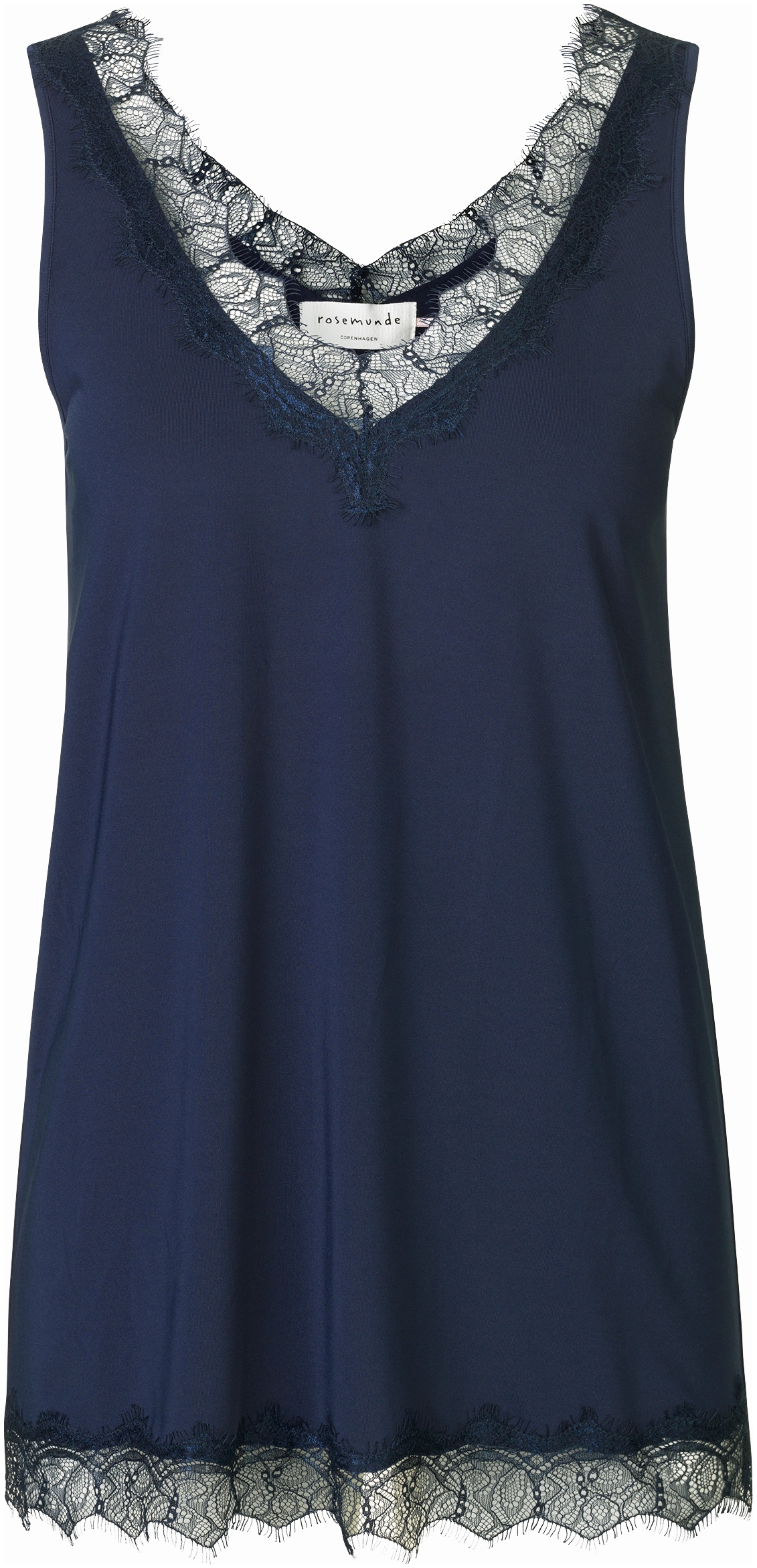 rosemunde Spitzentop "Billie Tank Top" Vintage-Spitzenbesatz an V- Ausschni günstig online kaufen