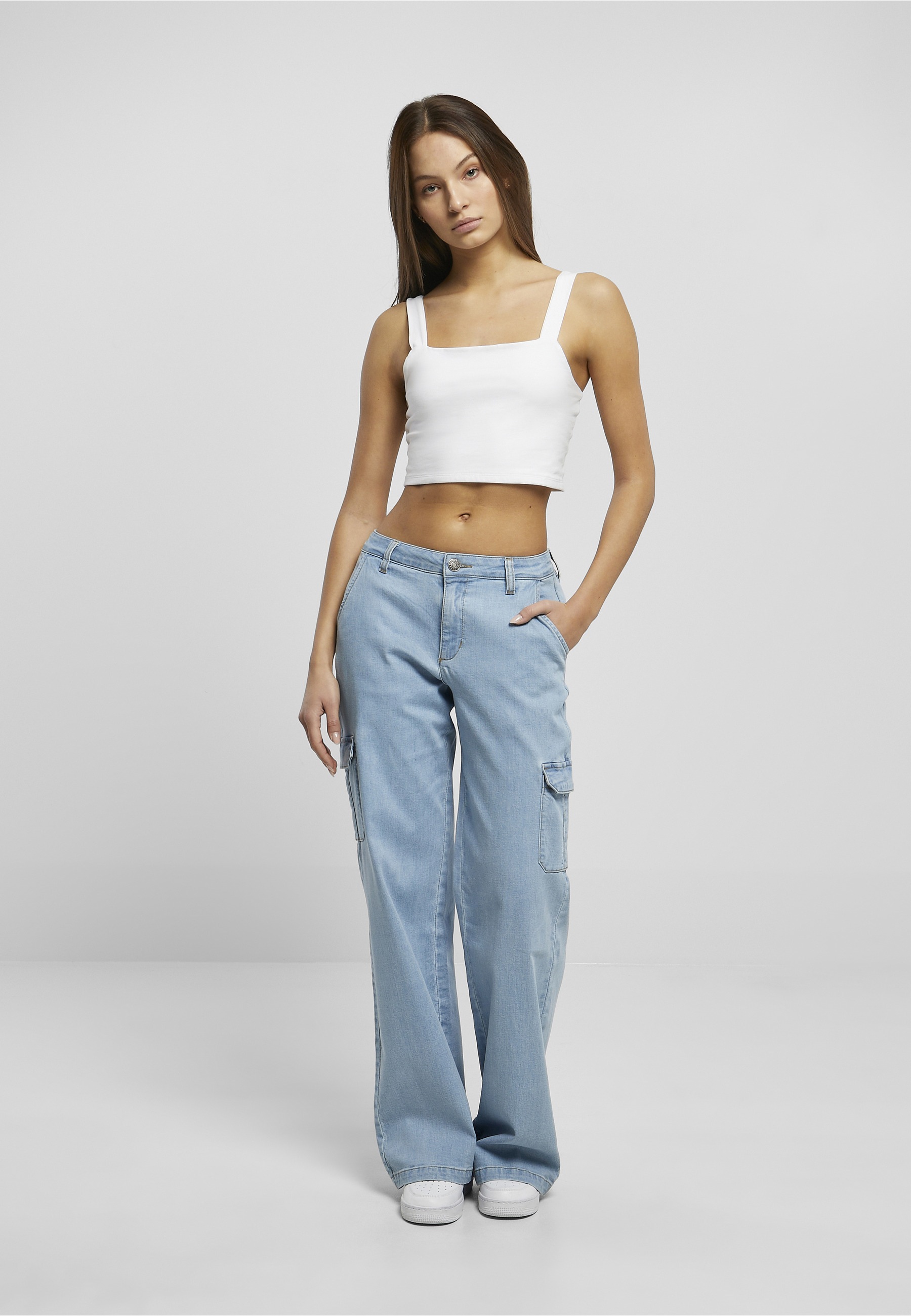 URBAN CLASSICS Stoffhose »Urban Classics Damen«