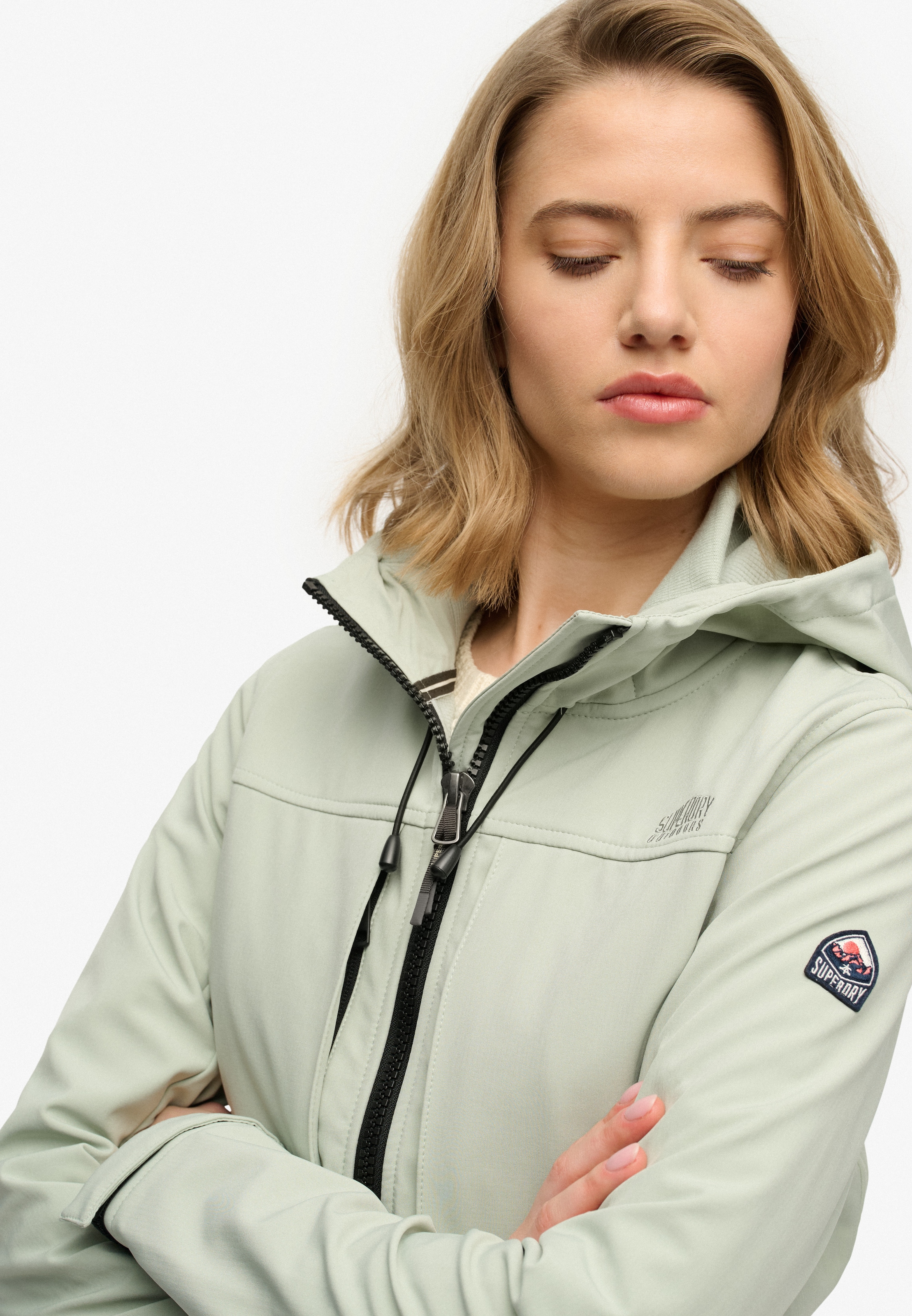 Superdry Classic Trekker Jacket Aqua Grey S 9
