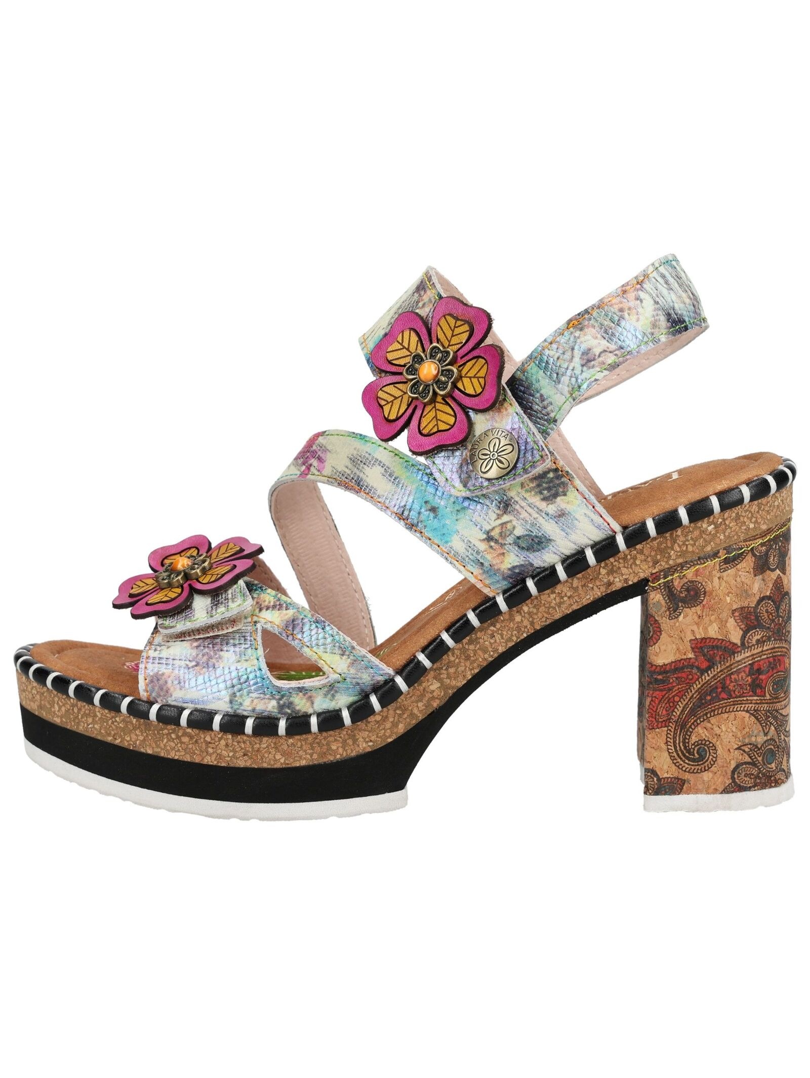 LAURA VITA High-Heel-Sandalette "LAURA VITA Sandalen Leder" günstig online kaufen