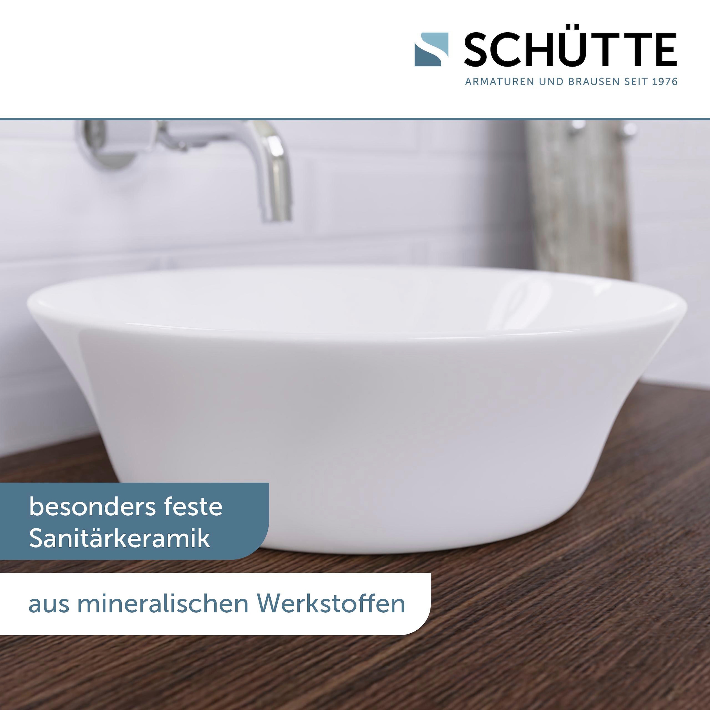 Schütte Aufsatzwaschbecken »TASSONI BOWL«, hochwertiger, glatter Glanzoberfläche