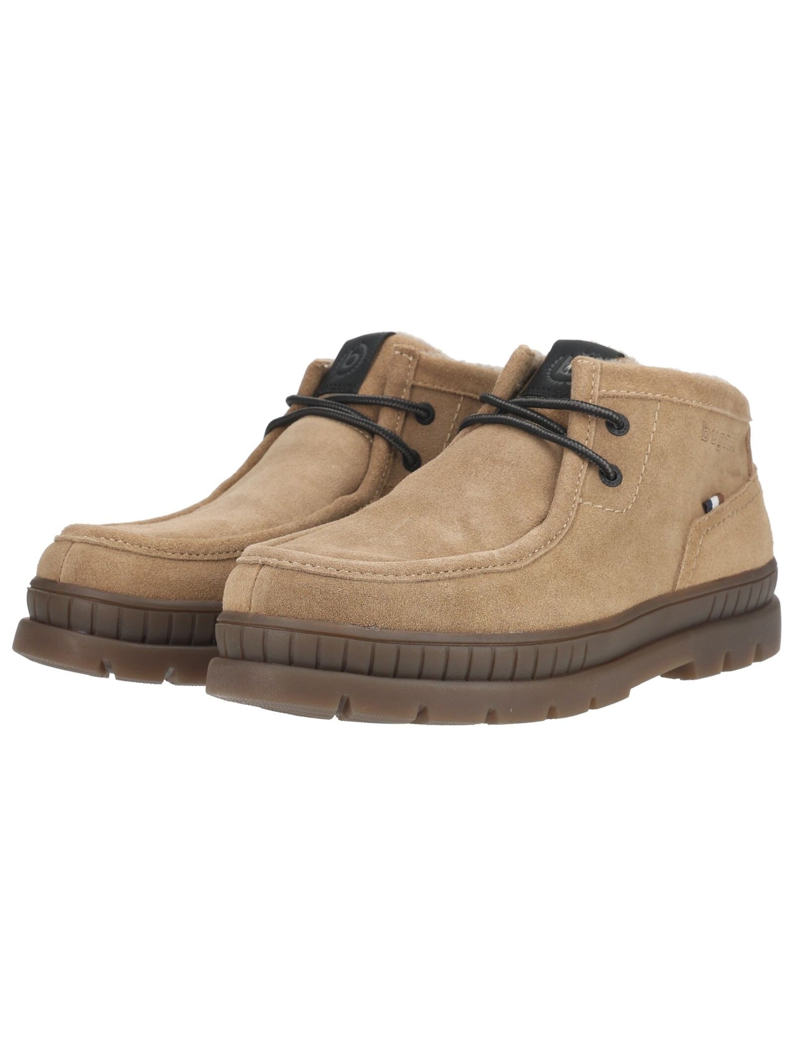 bugatti Schnürstiefelette »bugatti Stiefelette Veloursleder«