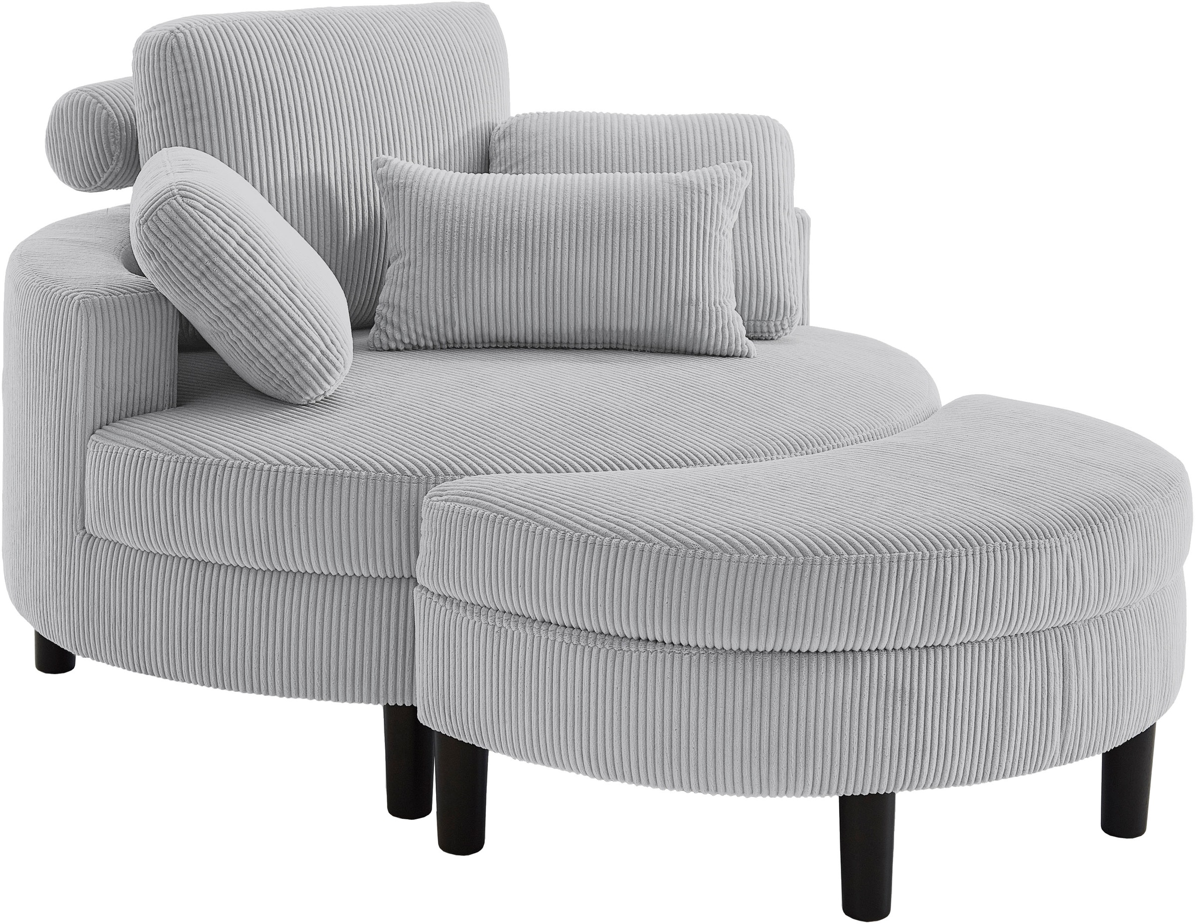 ATLANTIC home collection Loveseat "Ravi, B: 114 cm" XXL- Sessel, mit Staura günstig online kaufen