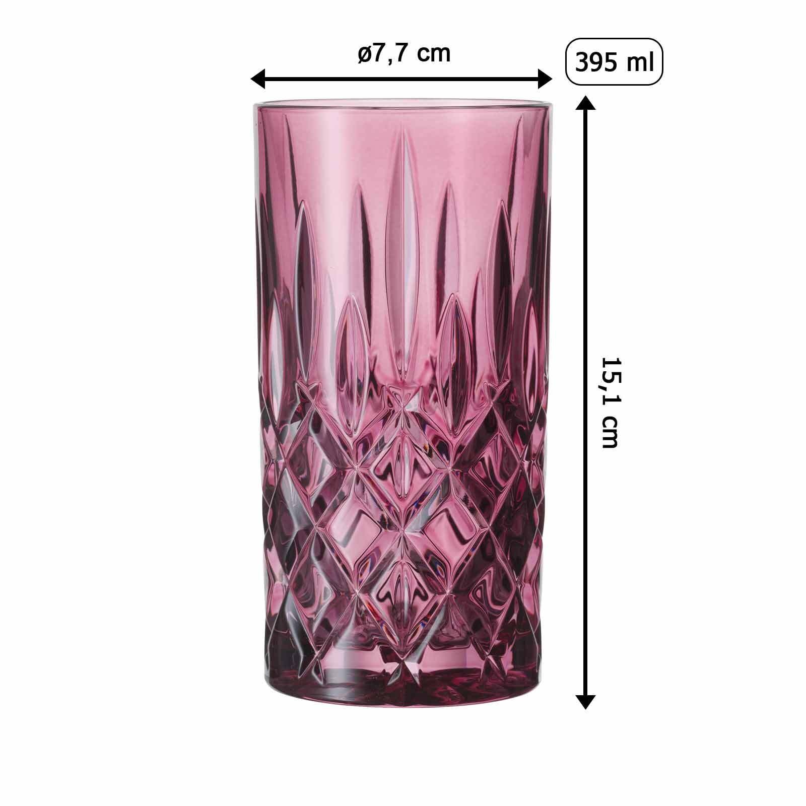 Nachtmann Longdrinkglas »Longdrinkgläser Noblesse 395 ml 4er Set«