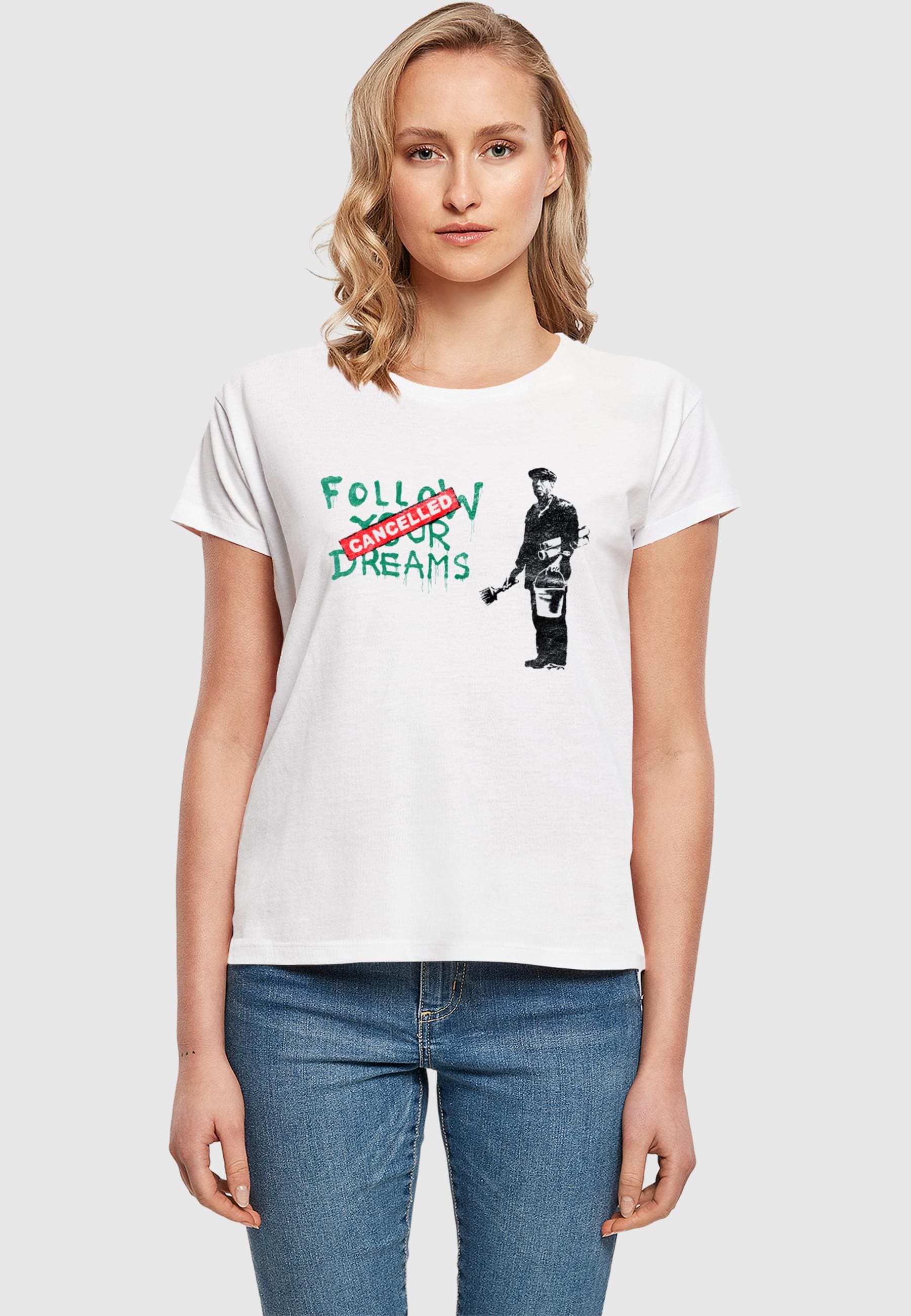 Merchcode T-Shirt »Merchcode Ladies Brandalised - Follow Your Dreams Kullt Box Tee«, (1 tlg.)