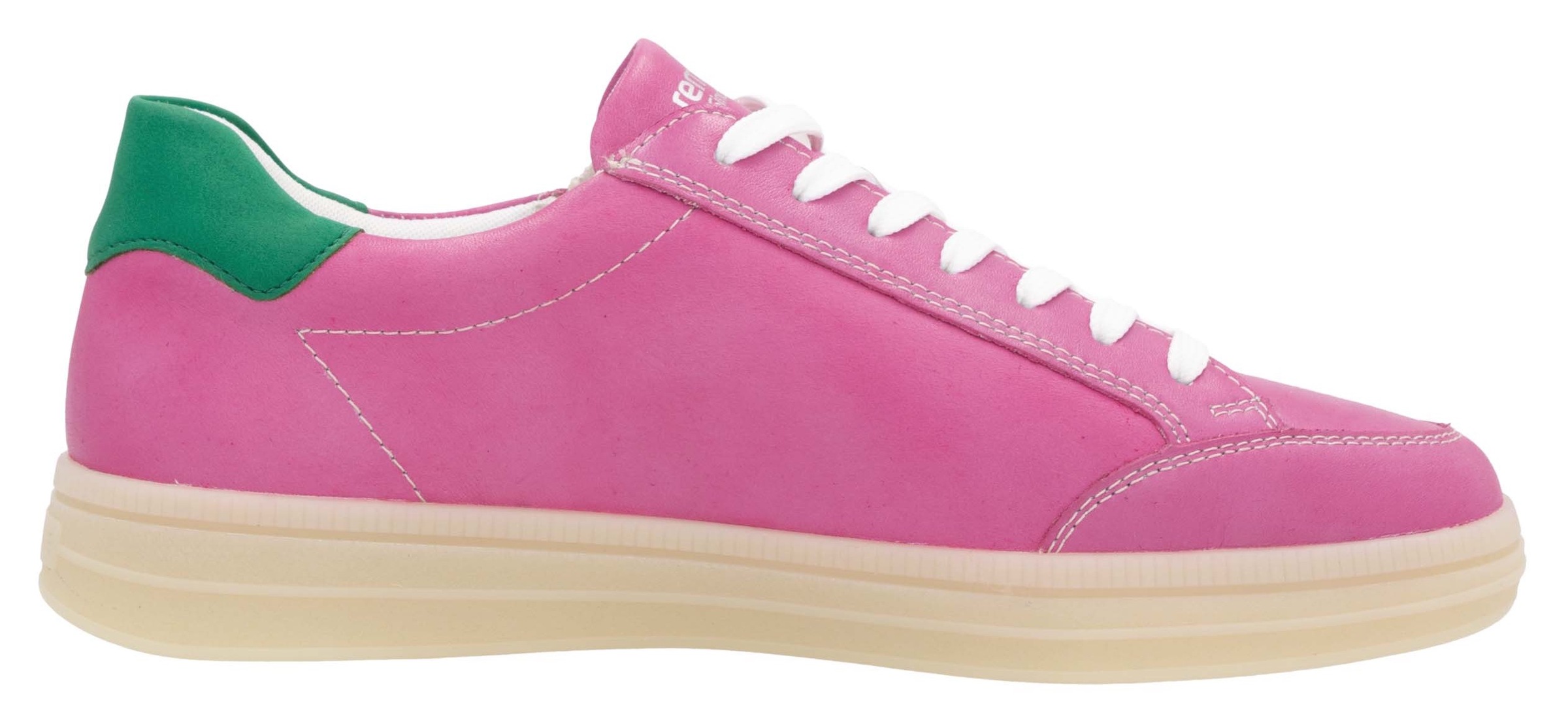 Remonte Plateausneaker »Elisabeth Hurley-Collection«, Freizeitschuh, Halbschuh, Schnürschuh, zusätzlichem Reißverschluss