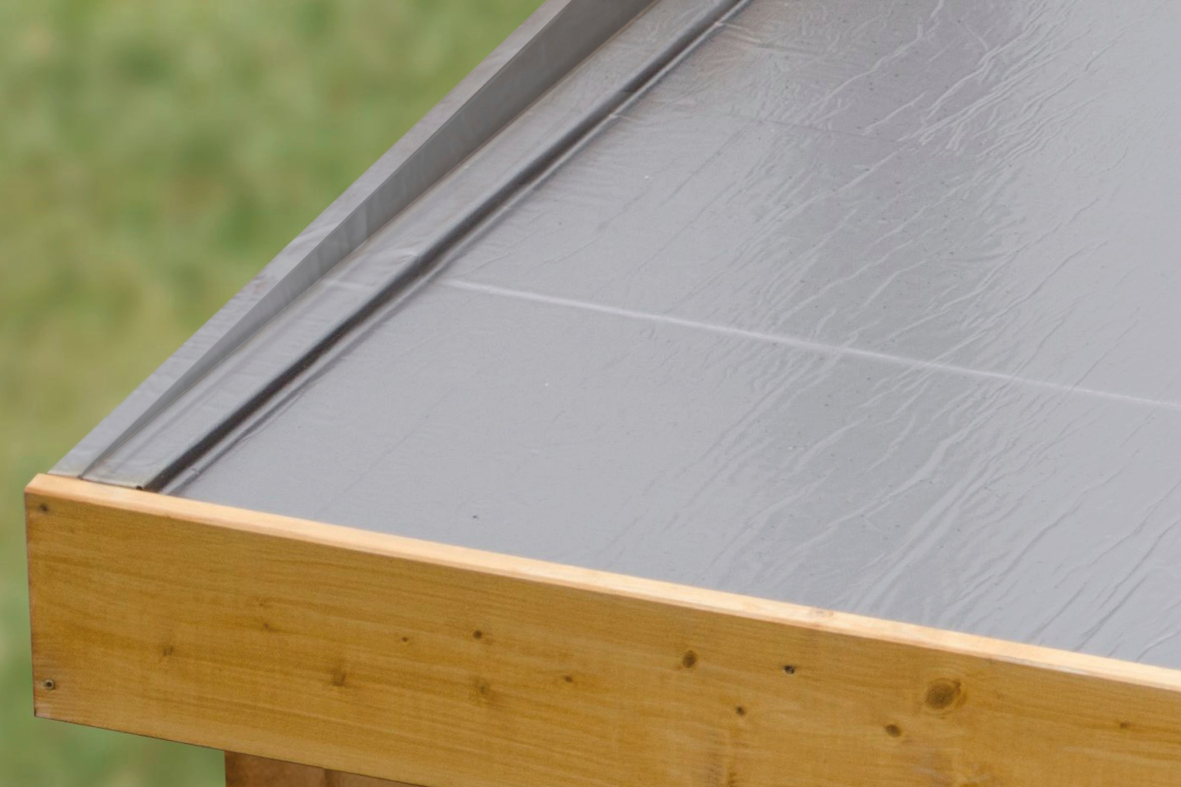 Karibu Gartenhaus »"Ditsche 1", mit Boden und Dachfolie im Paket«, naturbelassen oder anthrazit