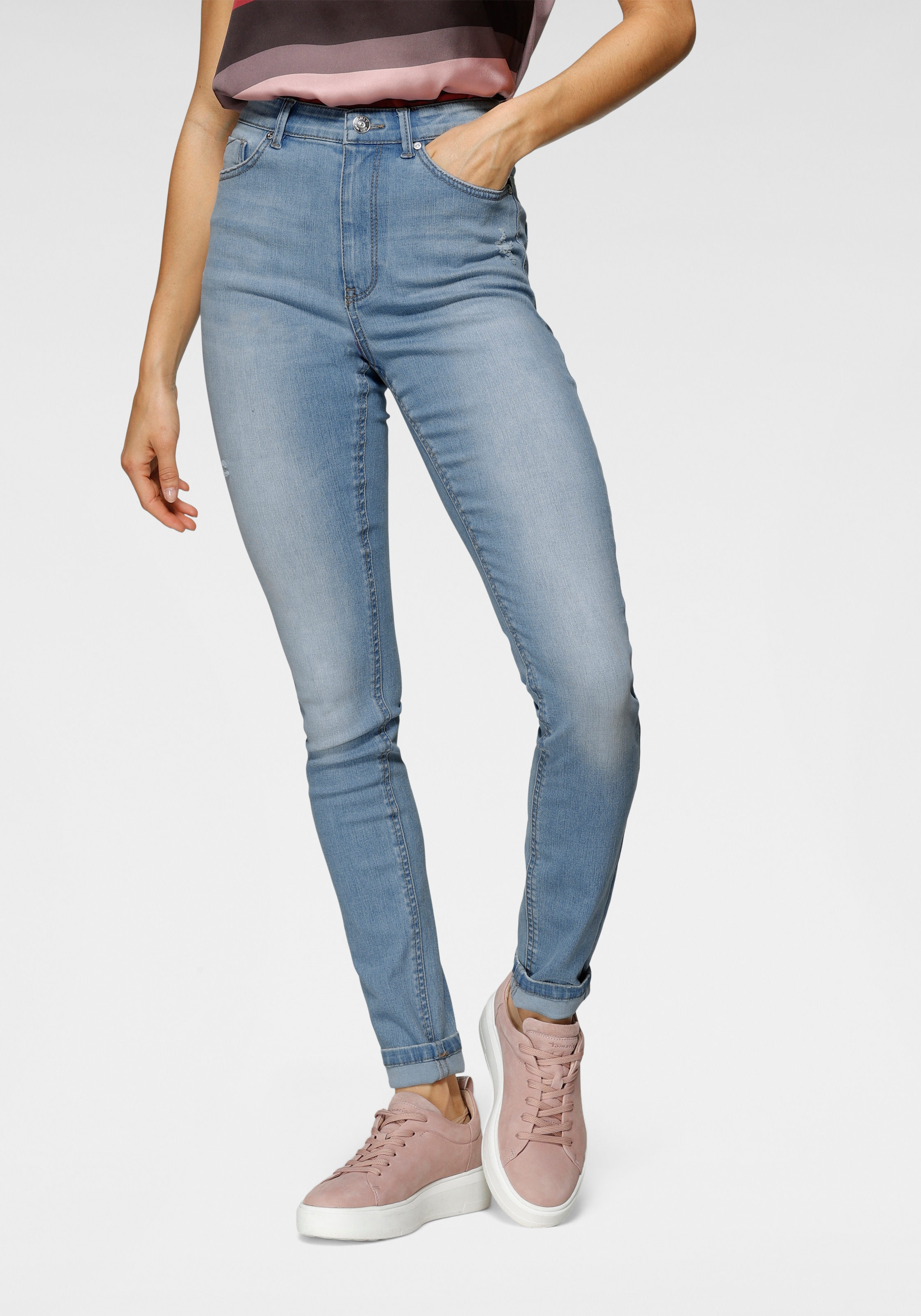 ONLY Skinny-fit-Jeans "ONLPAOLA – Extra-eng geschnittene Jeans mit figurfor günstig online kaufen