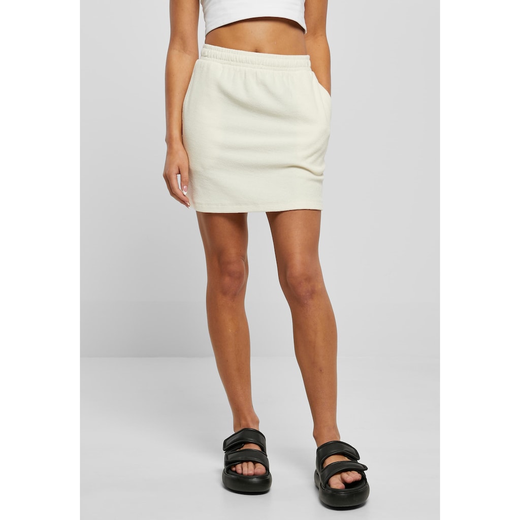 URBAN CLASSICS Sommerrock »Urban Classics Damen Ladies Towel Mini Skirt«, (1 tlg.)