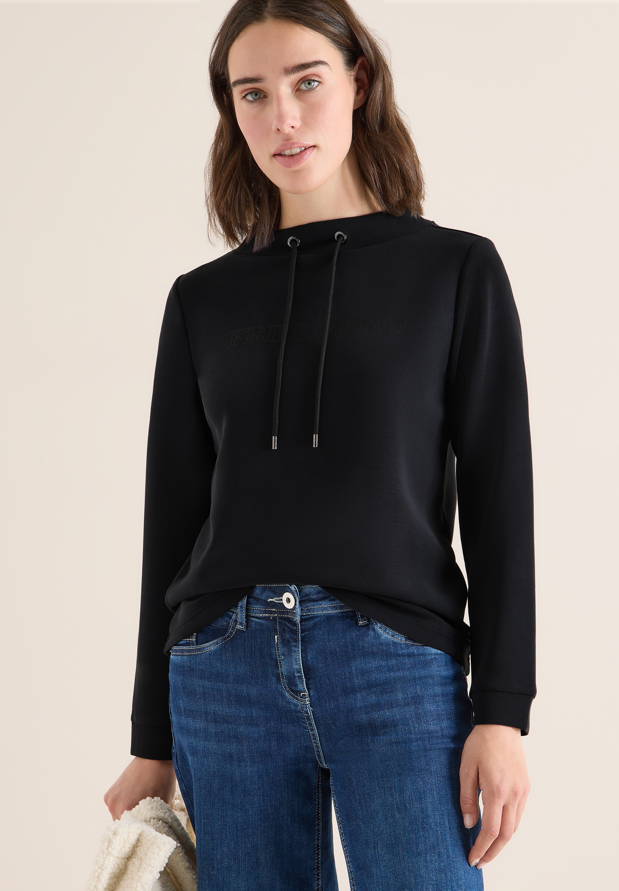 Cecil Sweatshirt, Tonales Embroidery Artwork, bestickt günstig online kaufen