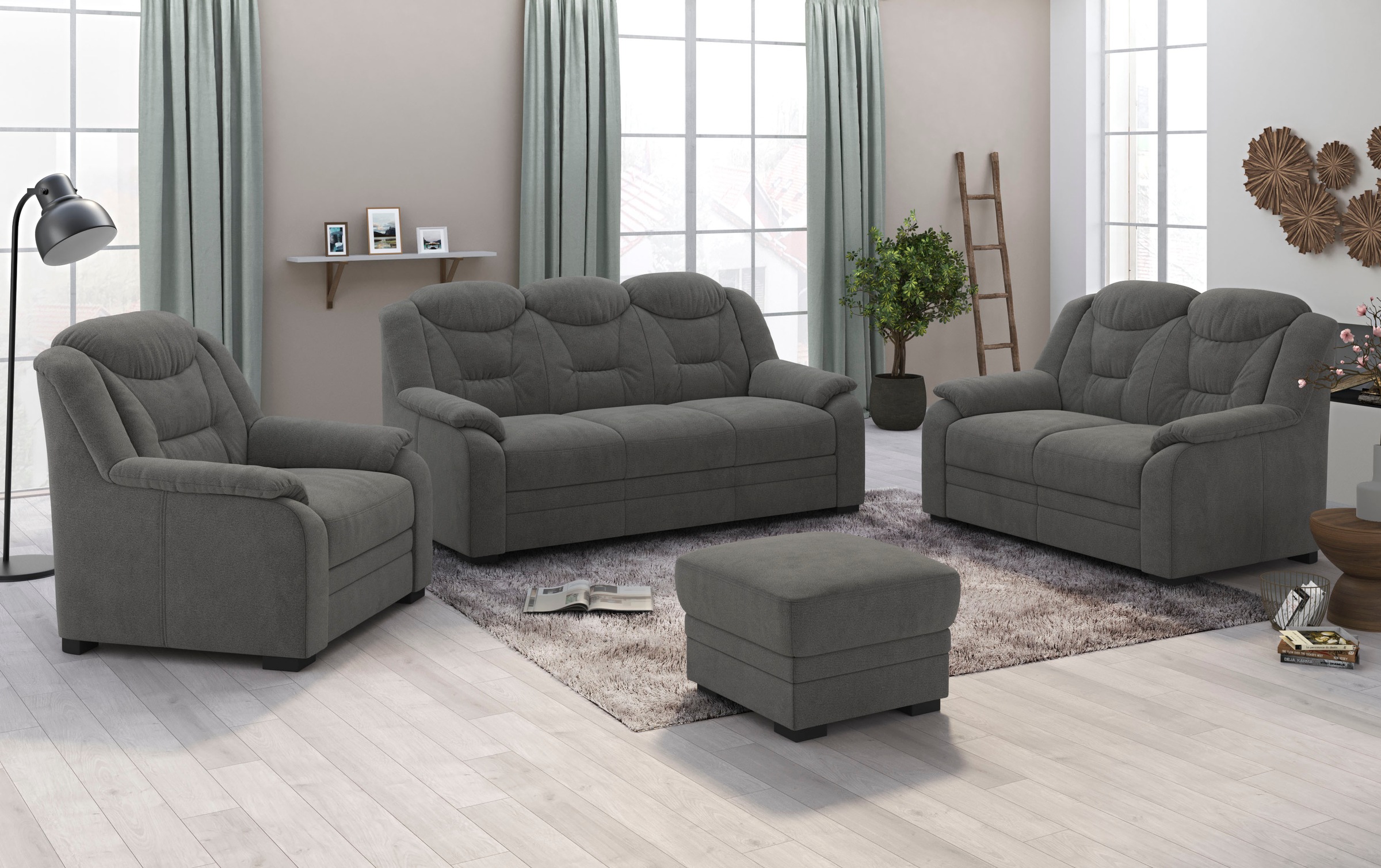 COTTA 3-Sitzer "Marcus" Sofa mit hoher Rückenlehne günstig online kaufen