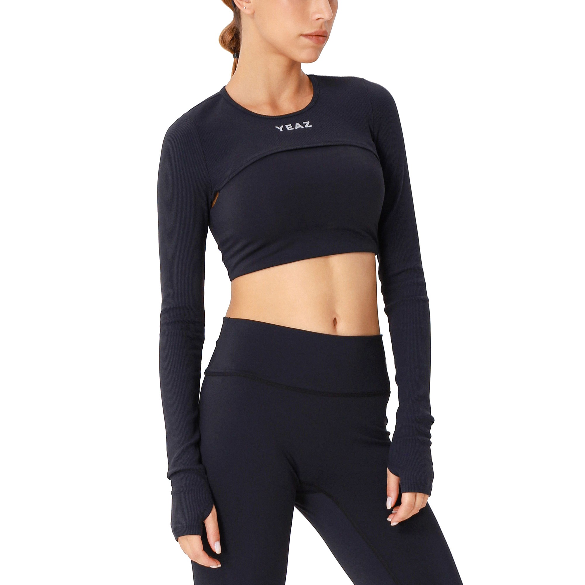 YEAZ Sporttop »Super Crop Top TRUTH«