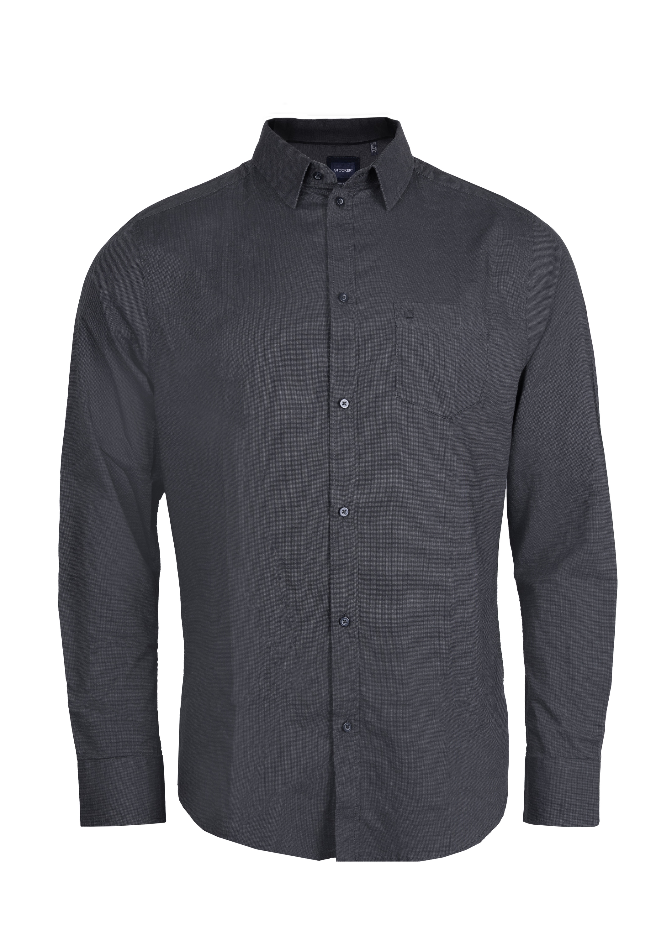 Stooker Men Langarmhemd »HUGH Hemd Langarm Regular Fit« Langarm Hemd Regular Fit für Herren