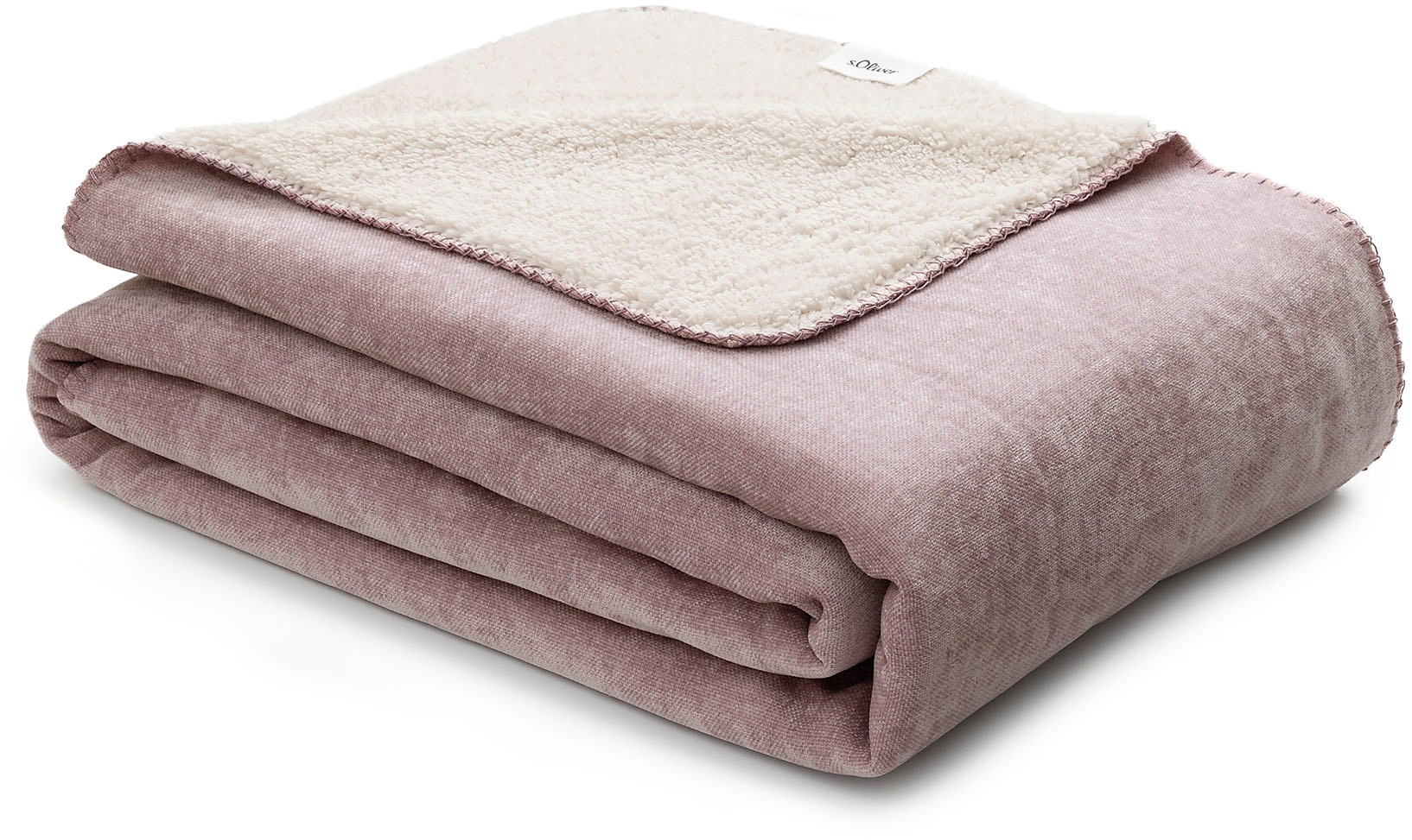s.Oliver Wohndecke "s.Oliver Lounge Decke" trendige Doubleface-Optik günstig online kaufen