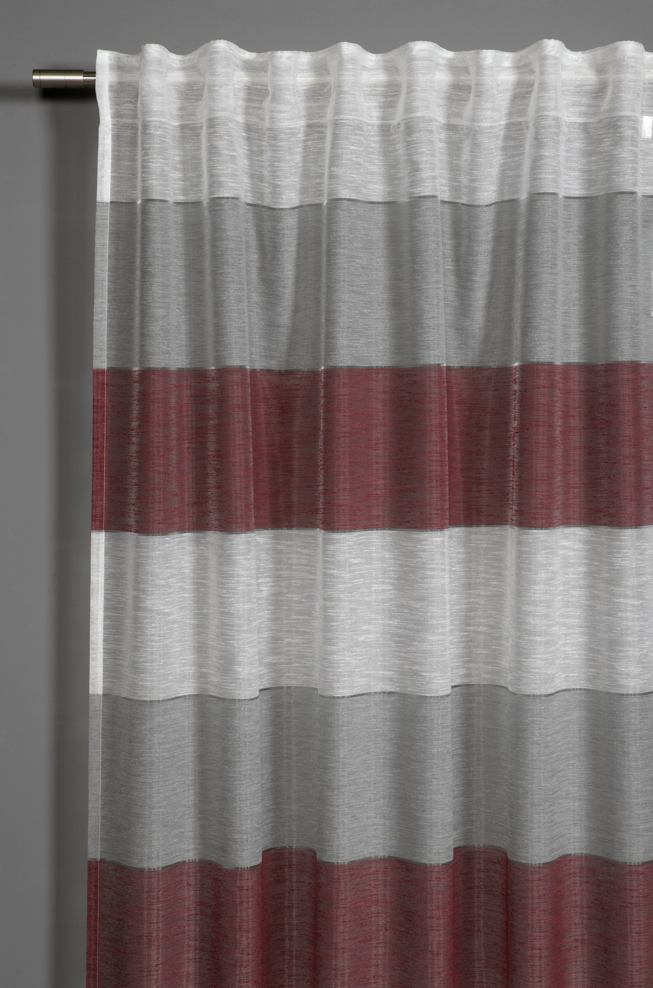 GARDINIA Gardine "Schal mit Gardinenband Etamine" verdeckte Schlaufen 1 Stk günstig online kaufen