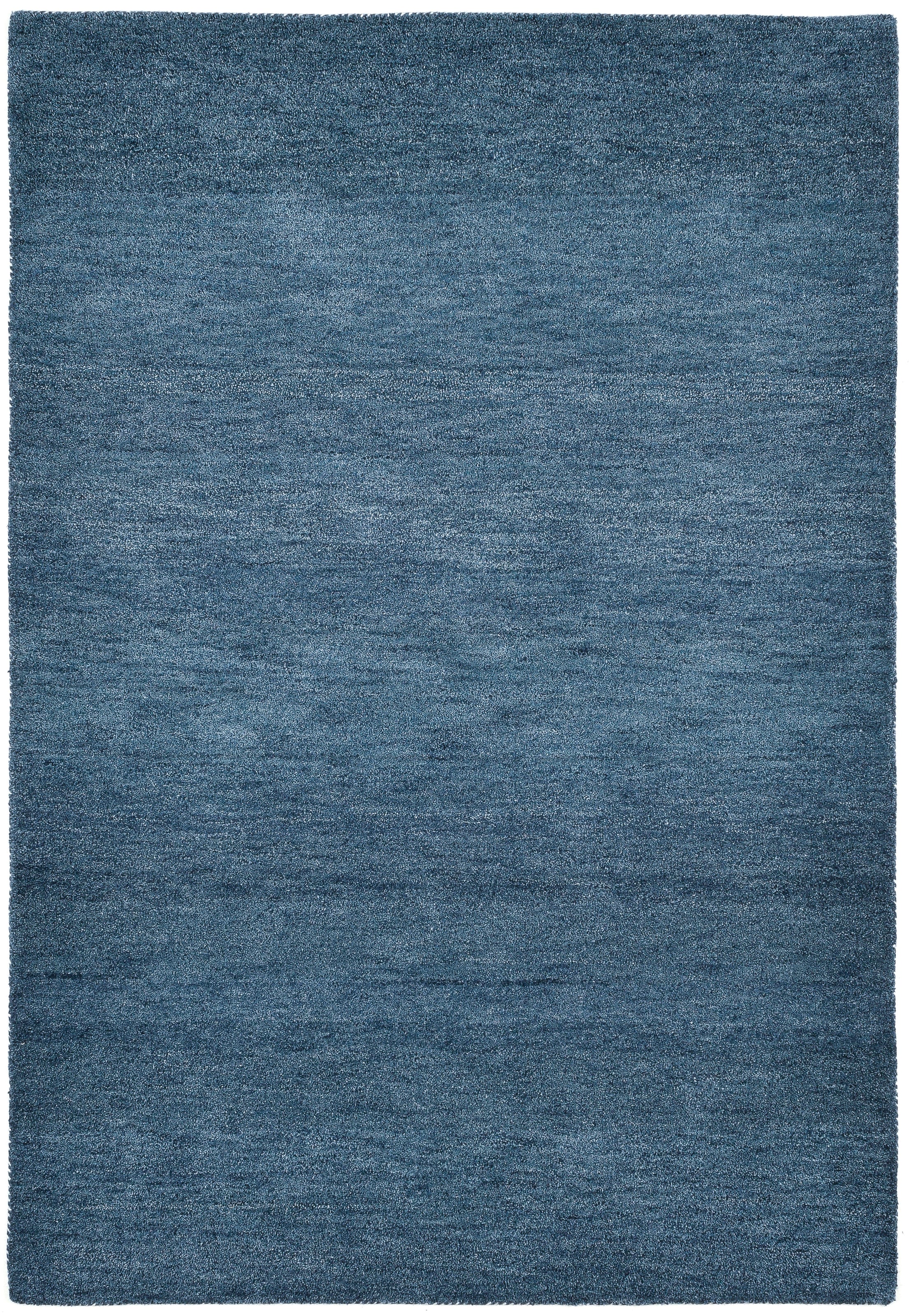 THEKO Wollteppich "Gabbeh Uni, Handgefertigt, Teppich, meliert, reine Wolle günstig online kaufen