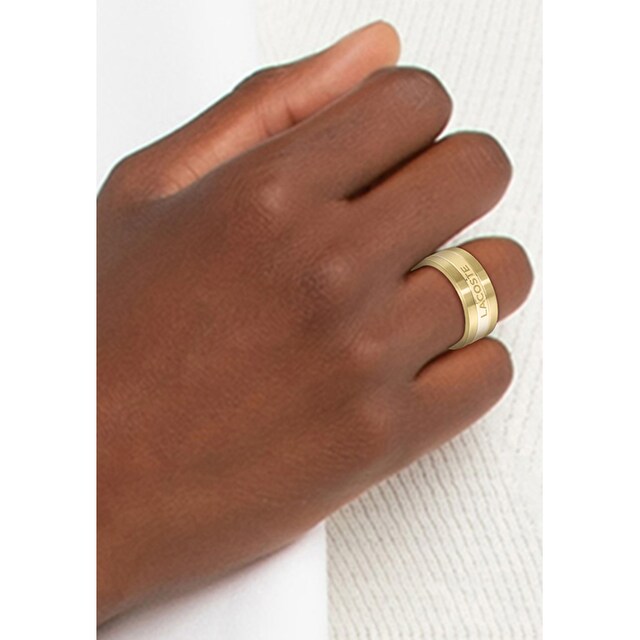 Lacoste Fingerring »Schmuck Edelstahl Herrenring ADVENTURER«, mit Lacoste  Krokodil - zu Hoodie, Shirt, Polo, Jeans, Jacke, Sneaker! ▷ bestellen | BAUR