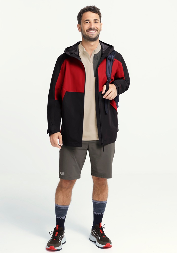 Jack Wolfskin Funktionsjacke »WILDBOUND 2L JKT M« Wasserdicht, atmungsaktiv, Übergangsjacke