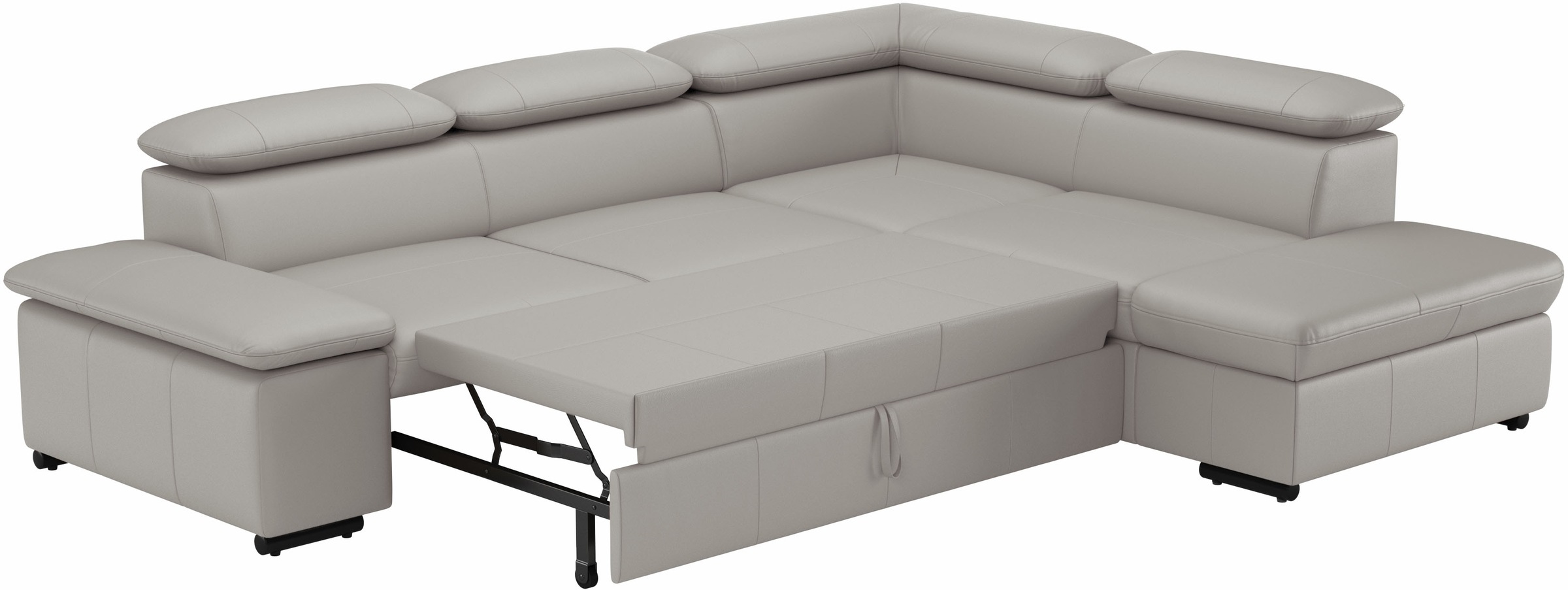 sit&more Ecksofa »Alcudia L-Form«, mit Armteilverstellung, optional Kopfteilverstellung und Bettfunktion