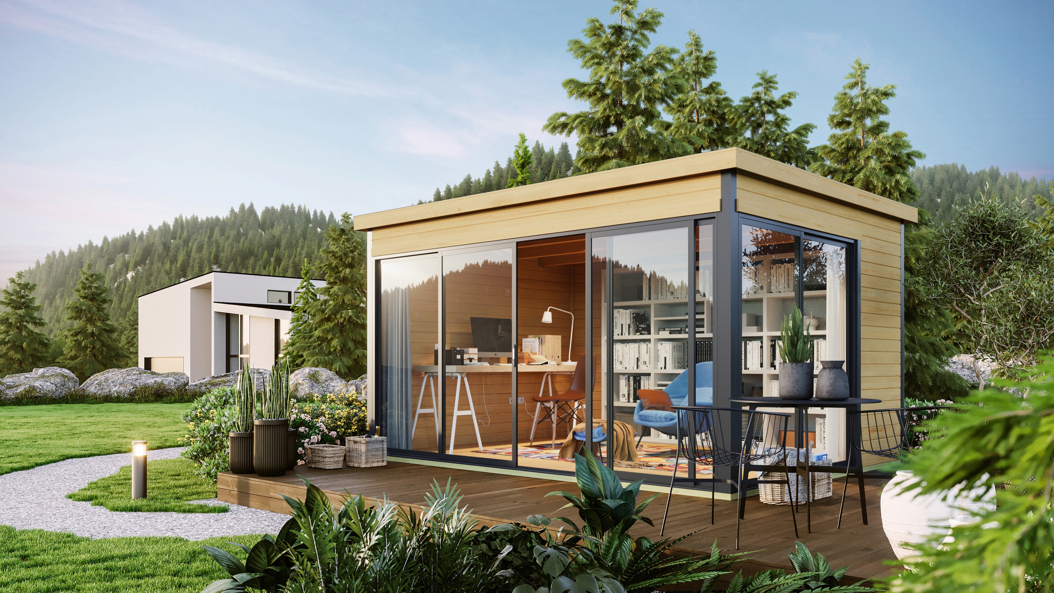 LASITA MAJA Gartenhaus "DOMEO 4" in verschiedenen Farben