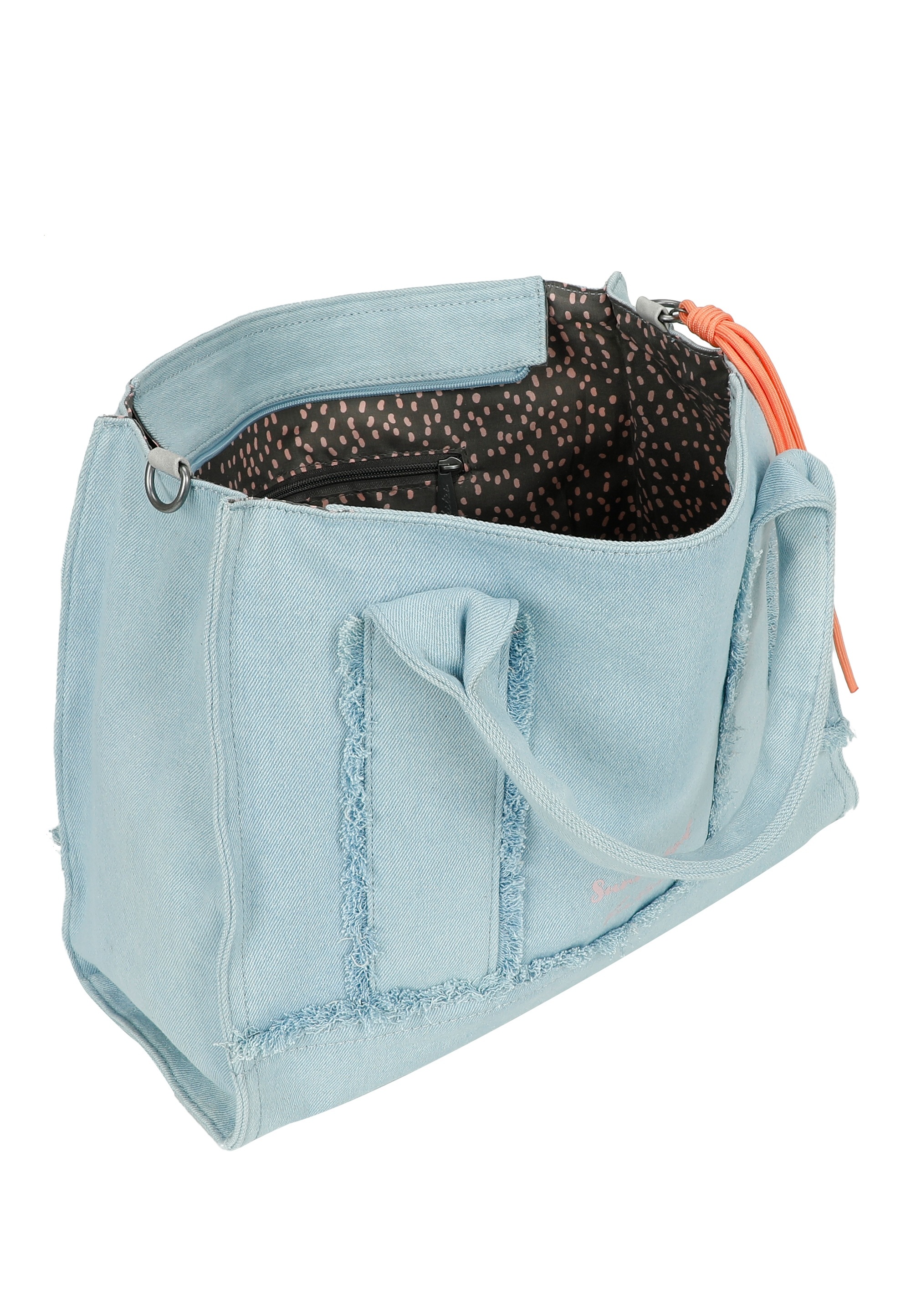 Fritzi aus Preußen Henkeltasche »Tote Bag Limited Washed Denim«, mit Fransen