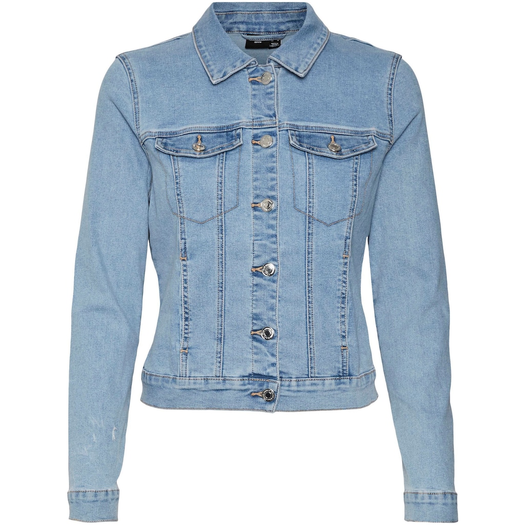 Vero Moda Jeansjacke »VMLUNA LS SLIM DNM JACKET MIX GA NOOS«