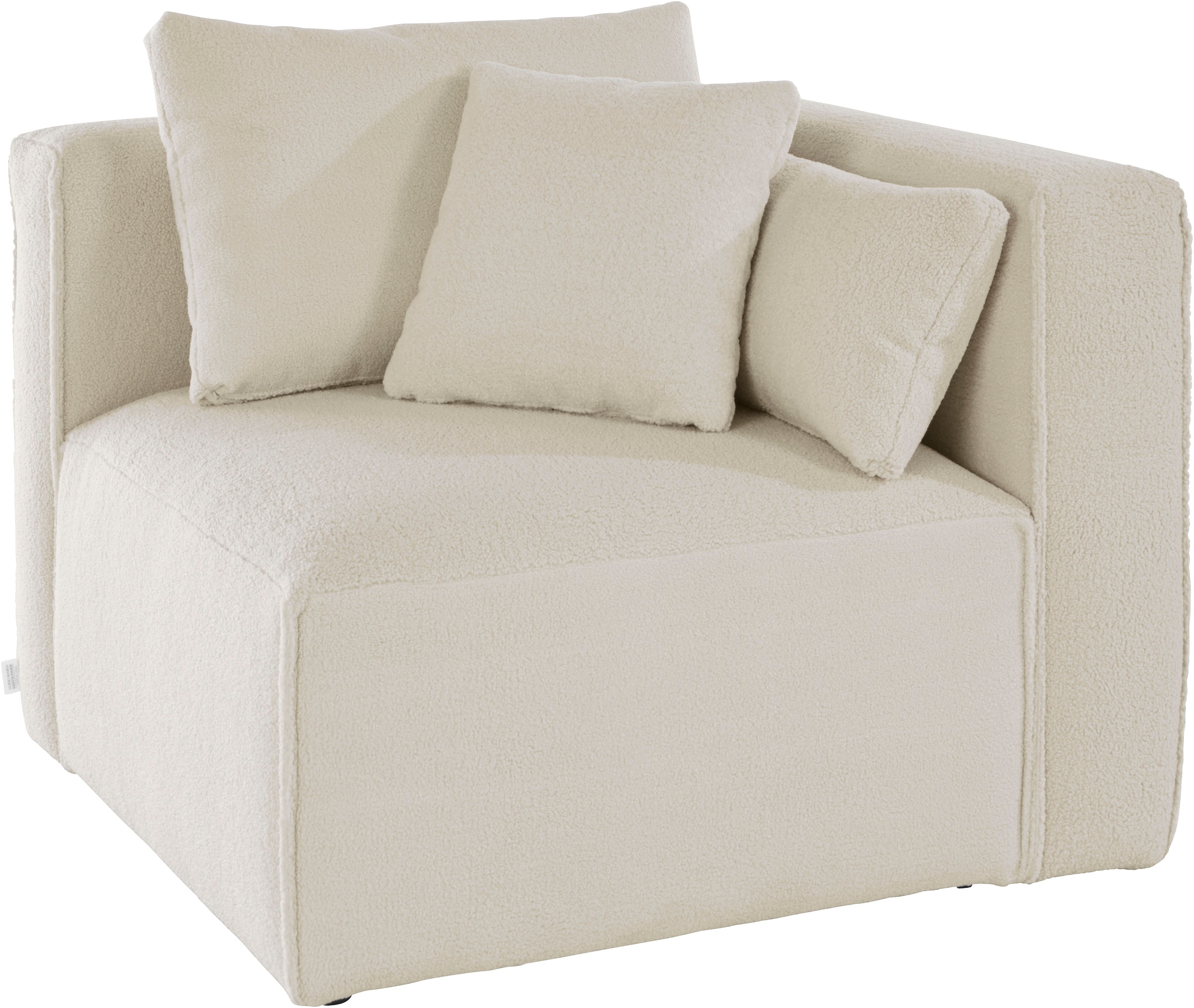 Home affaire Sofa-Eckelement "Comfine", Modul-Ecke zur indiviuellen Zusamme günstig online kaufen