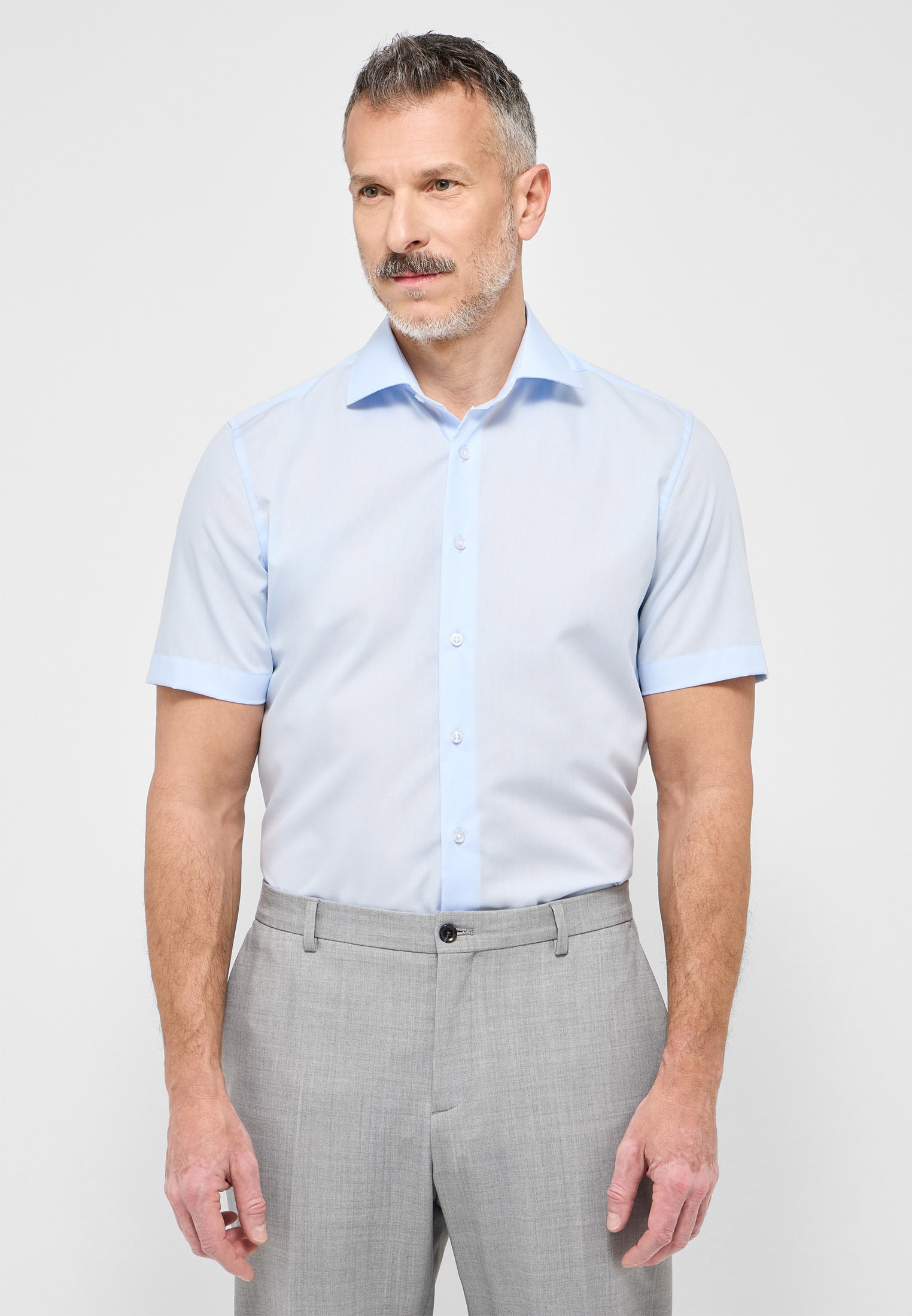 Eterna Kurzarmhemd "SLIM FIT" NON IRON (bügelfrei) günstig online kaufen
