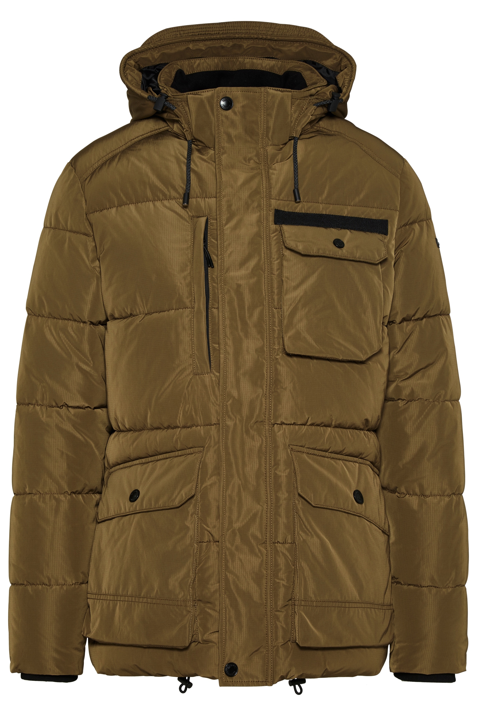 bugatti Langjacke mit abtrennbarer Kapuze