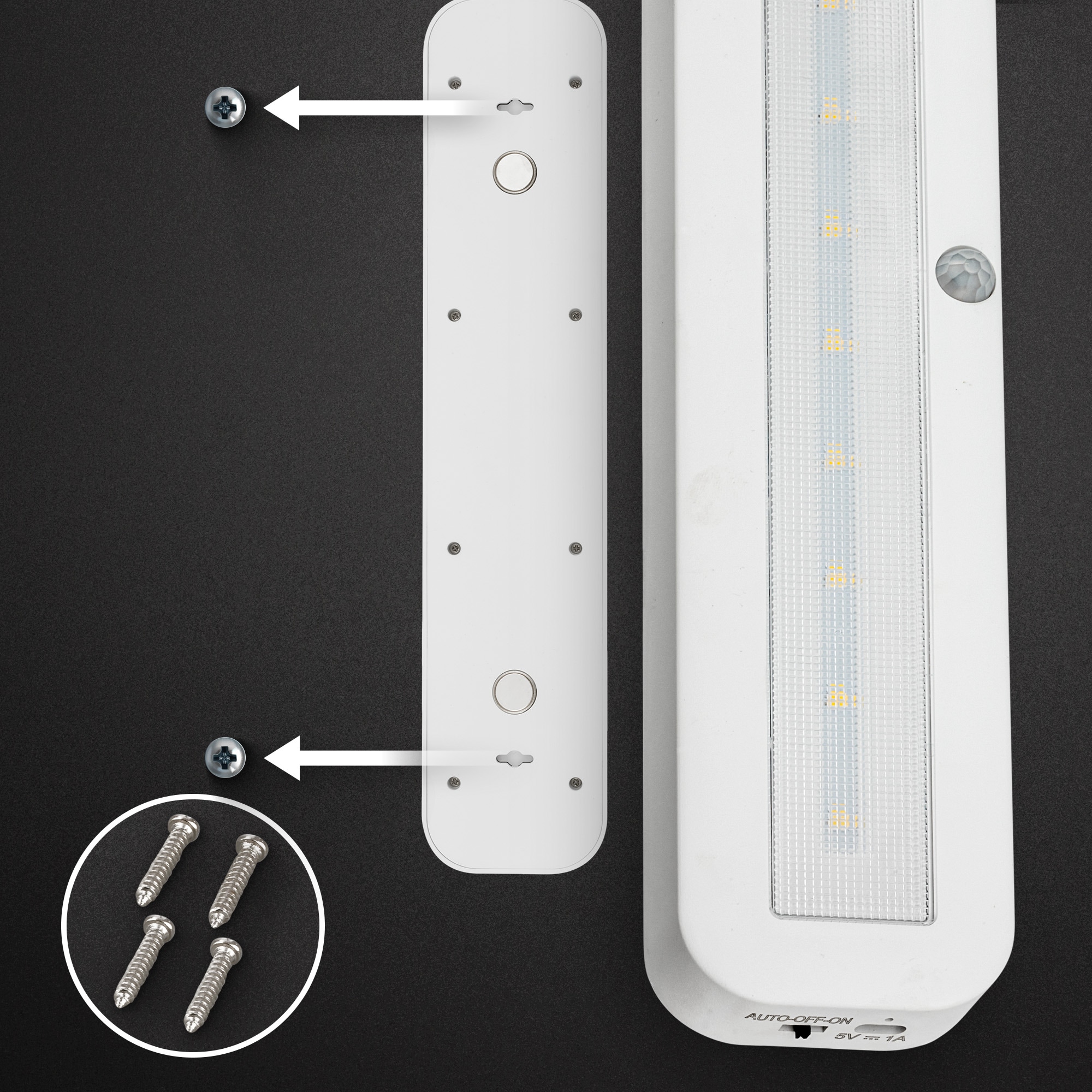 Briloner Leuchten LED Unterbauleuchte »SIGO« LED-Modul 1 Stk. Neutralweiß 30,5x6,5x2 cm, Küche, Schrank, Treppe, Küchenlampe