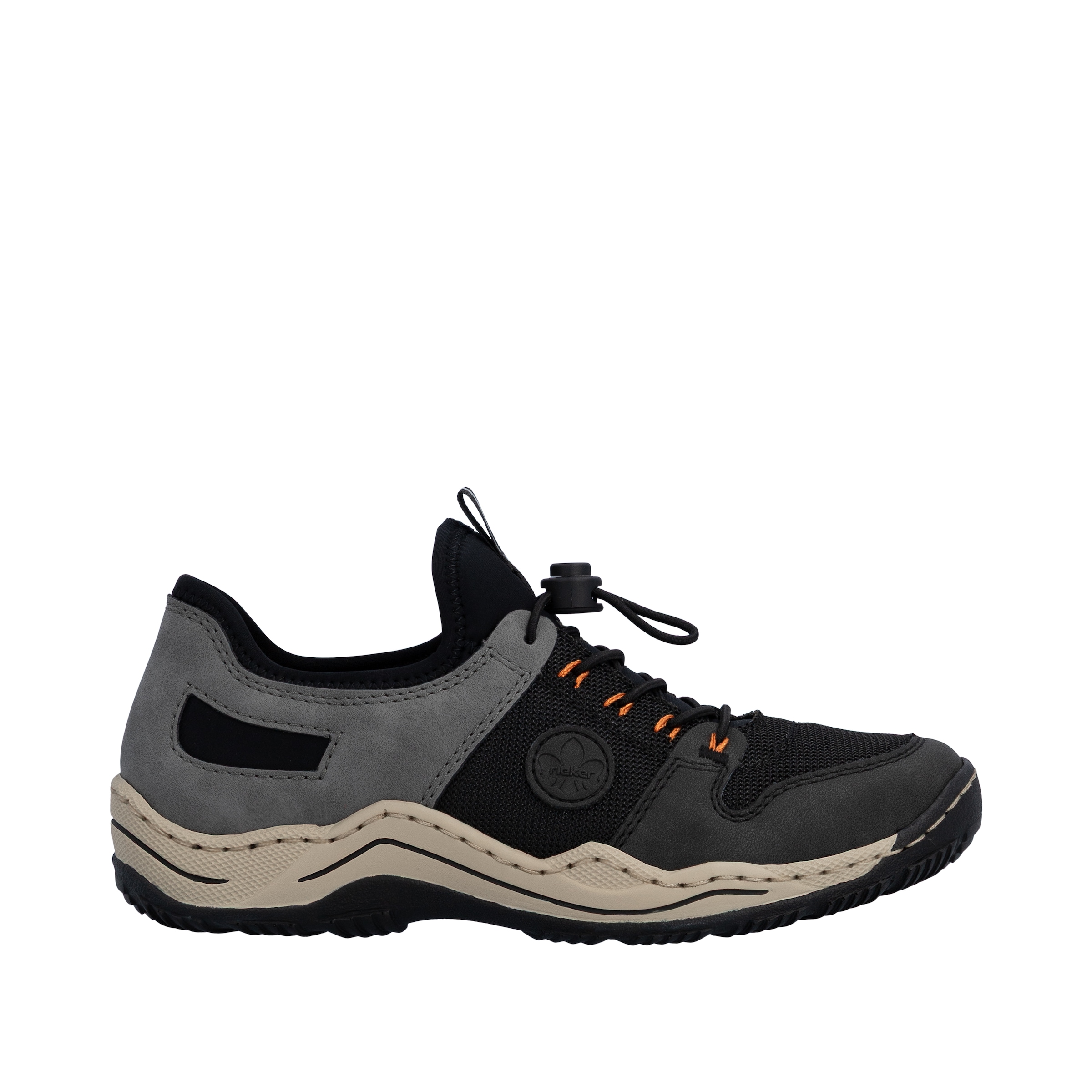 Rieker Slip-On Sneaker Black/Grey Size 39 7