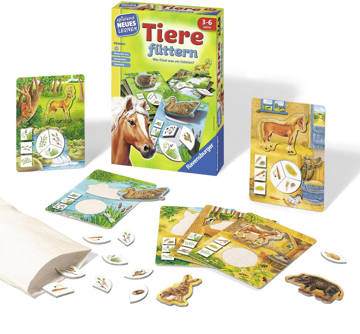 Ravensburger Spiel »Tiere füttern«, Made in Europe