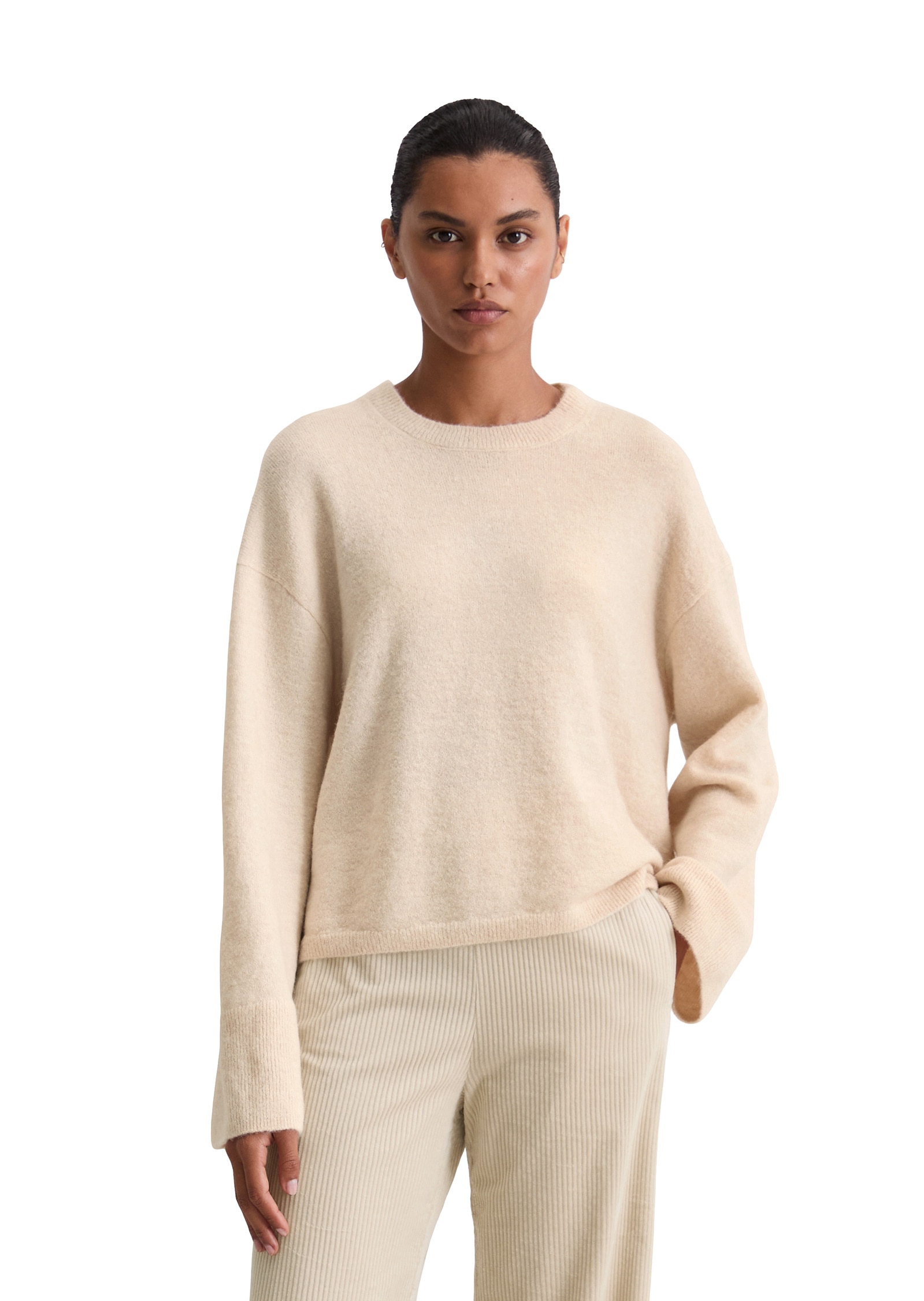 Marc OPolo Strickpullover "aus Schurwolle-Alpakawolle-Mix" günstig online kaufen